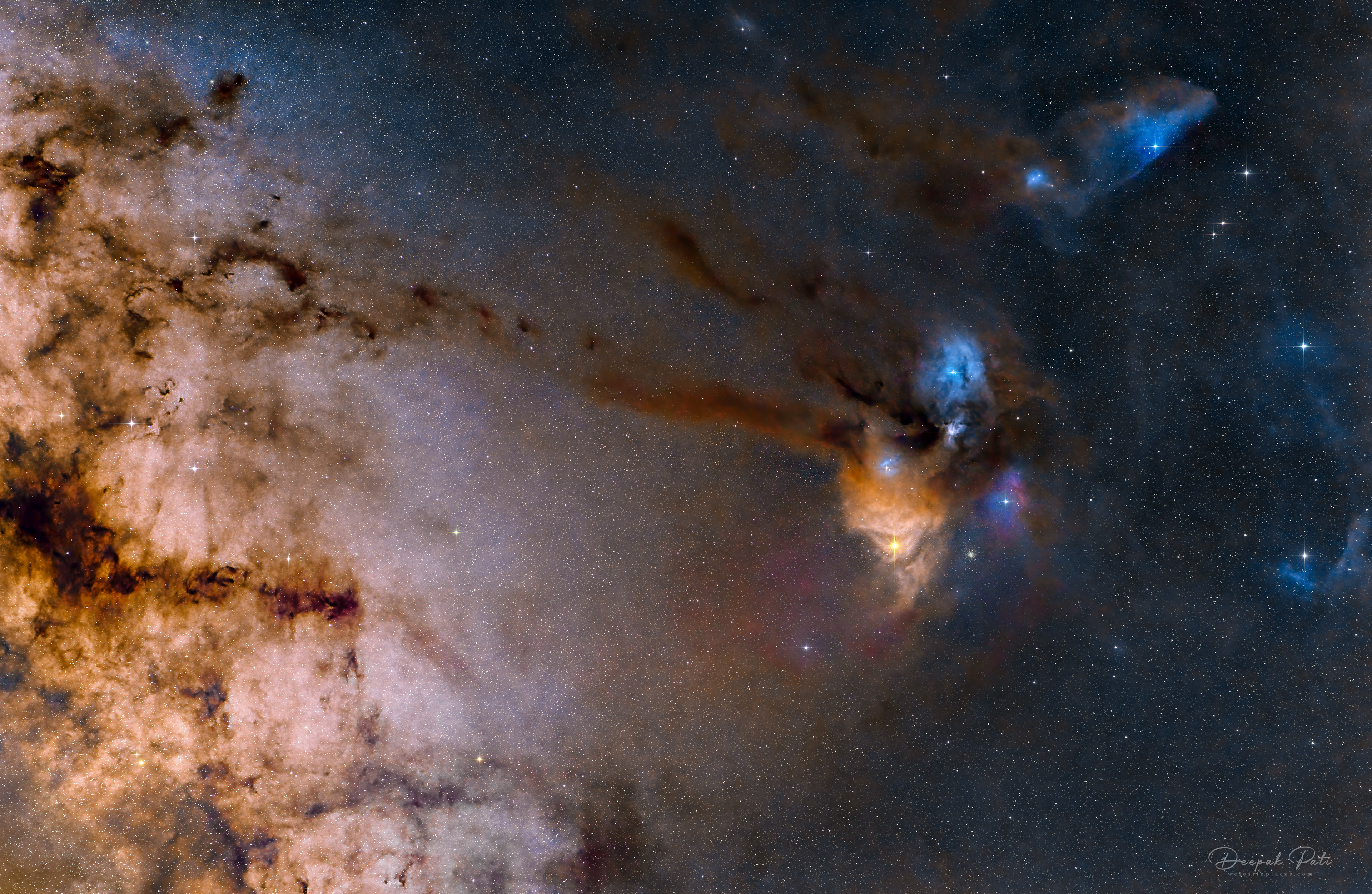 IC 4606 - Rho Ophiuchi (wide view)
