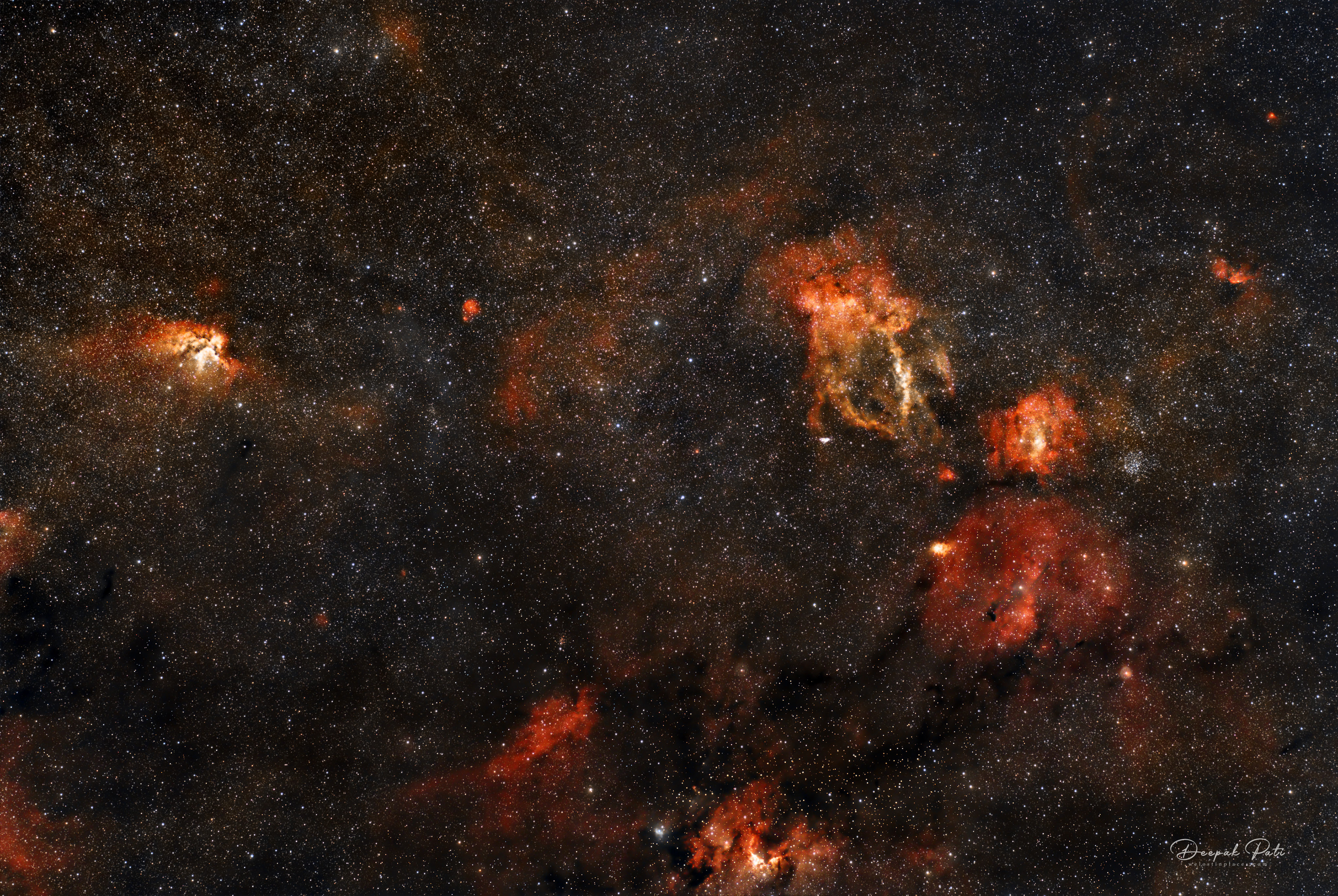 Wide-field view of the Wizard, Lobster Claw.
