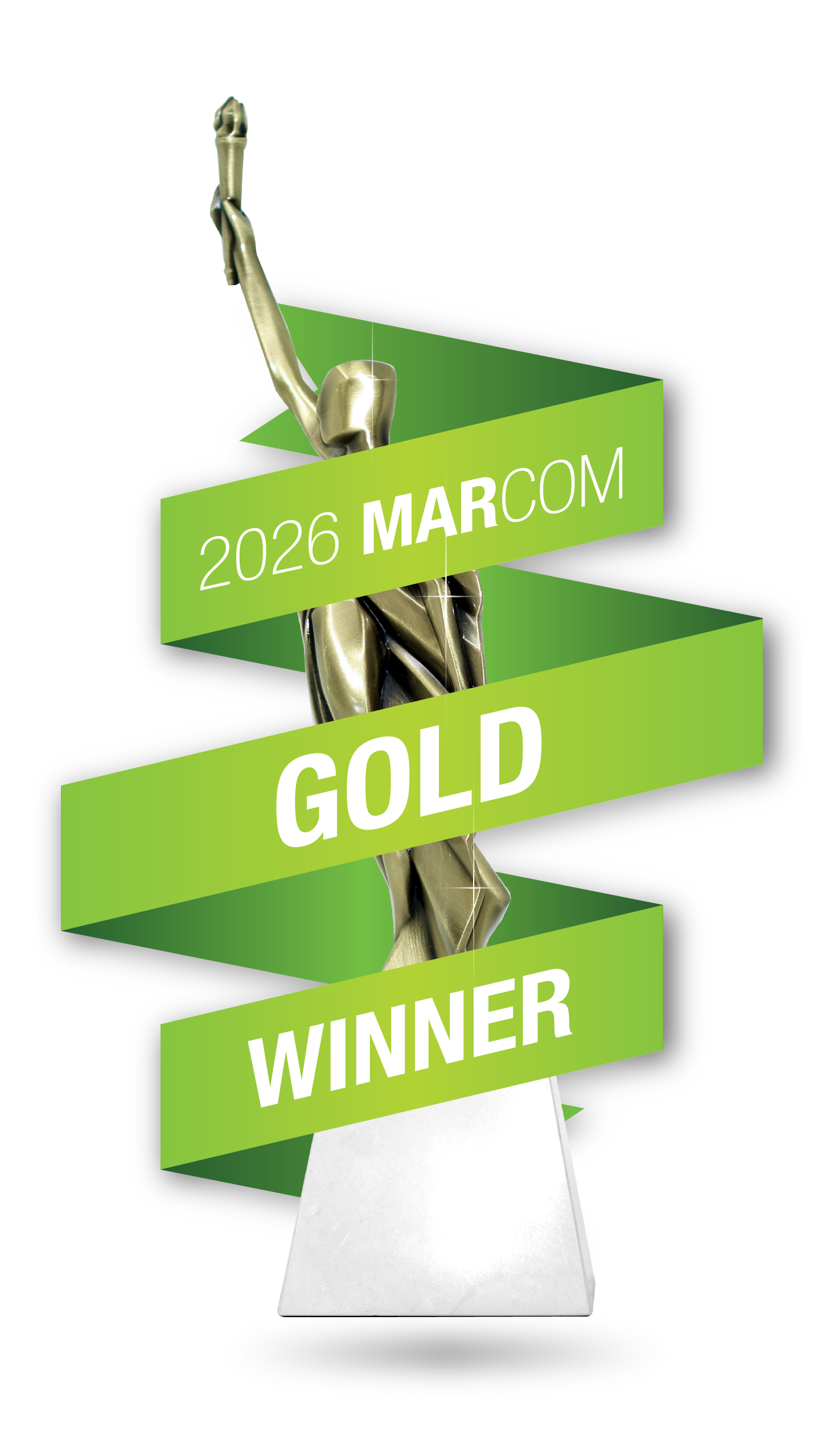 2026 MarCom Gold Award winner badge