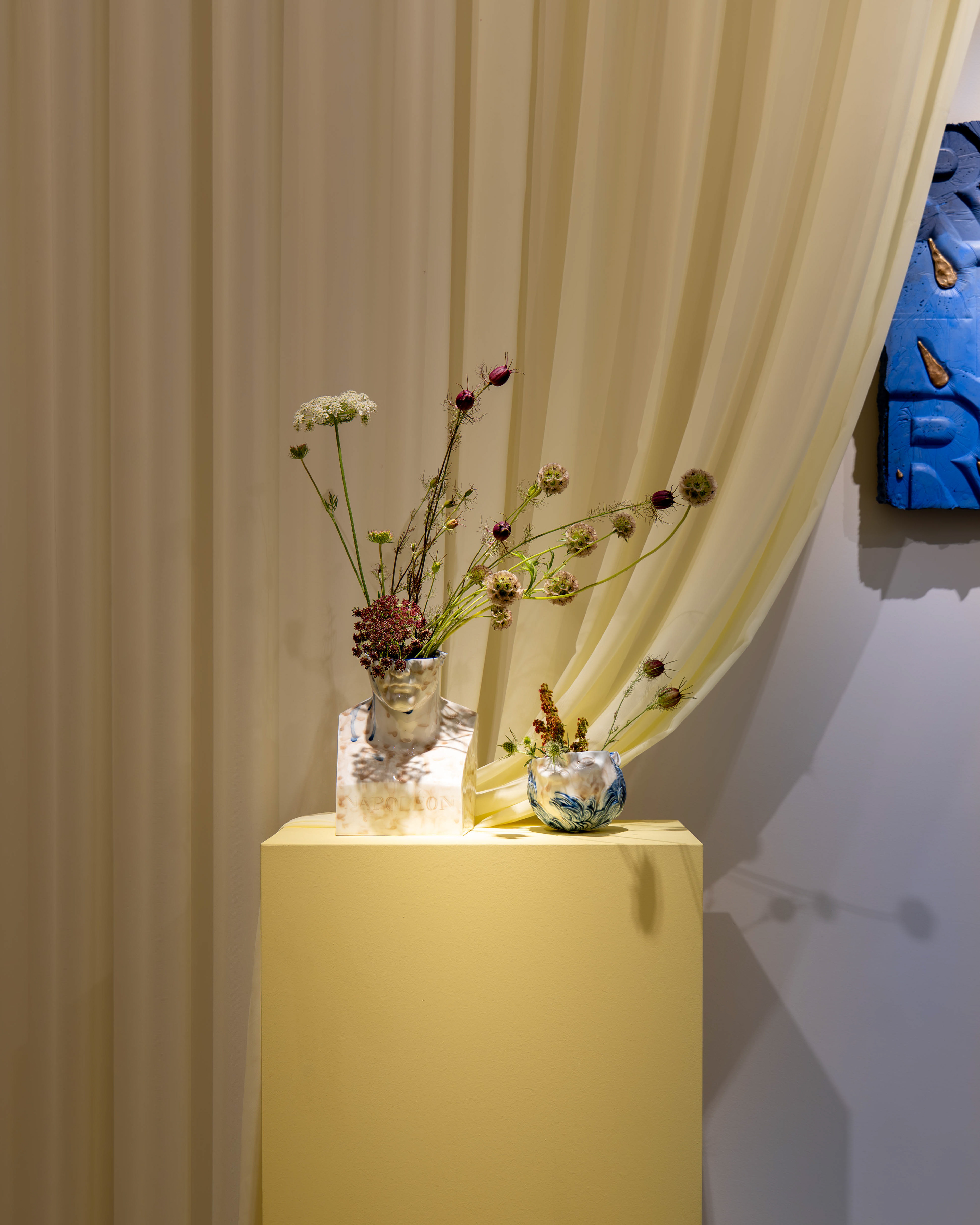 Installation view, Mala Hierba, Galerie de Sèvres, Paris, 2026. Photographer: Milo Perenes