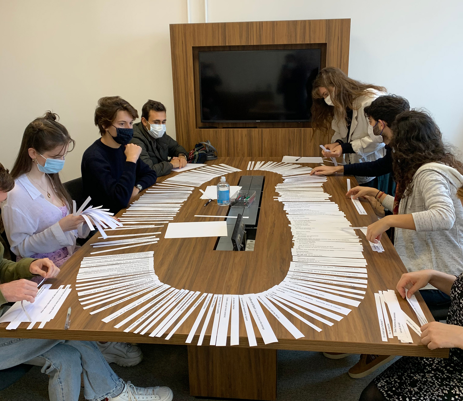 Workshops held with students at Sciences Po University