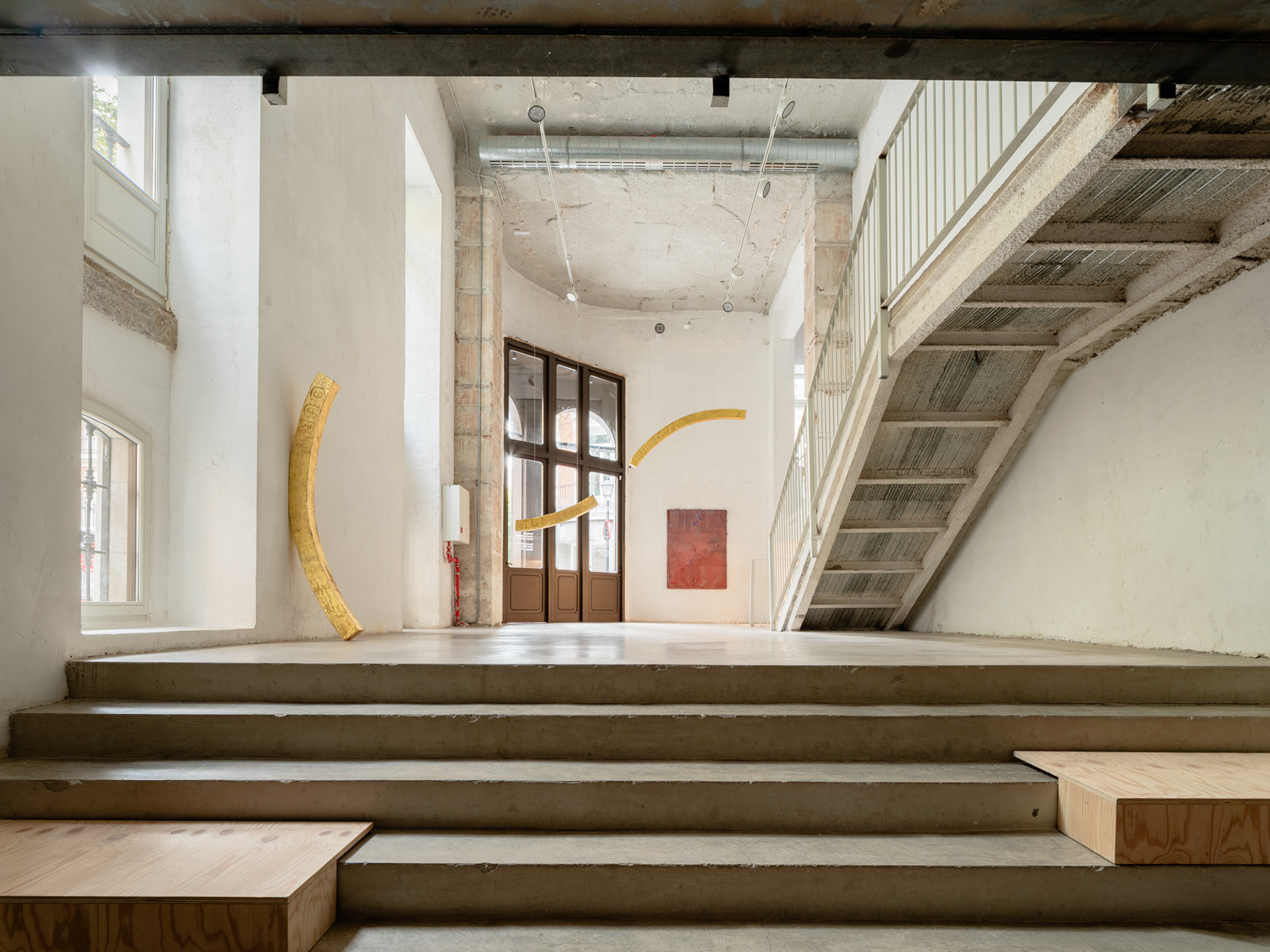 Views from "Una Lucha de Paisajes", Iván Argote, Albarrán Bourdais. November 20th, 2025 - January 10th, 2026. Photographer: Pablo Gómez-Ogando.