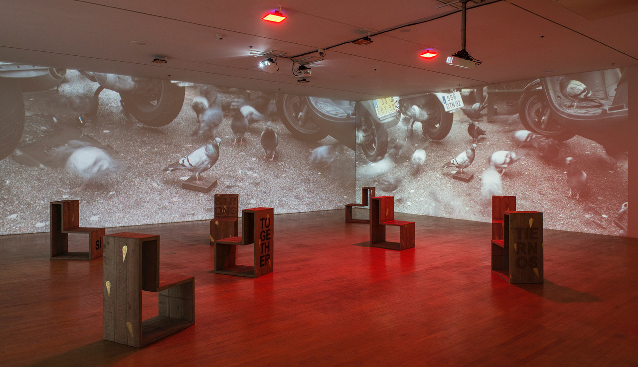 Iván Argote, Juntos Together, ASU Art Museum, Phoenix, AZ, USA. On view August 2019 - January 2020. Courtesy of the artist and ASU Art Museum.