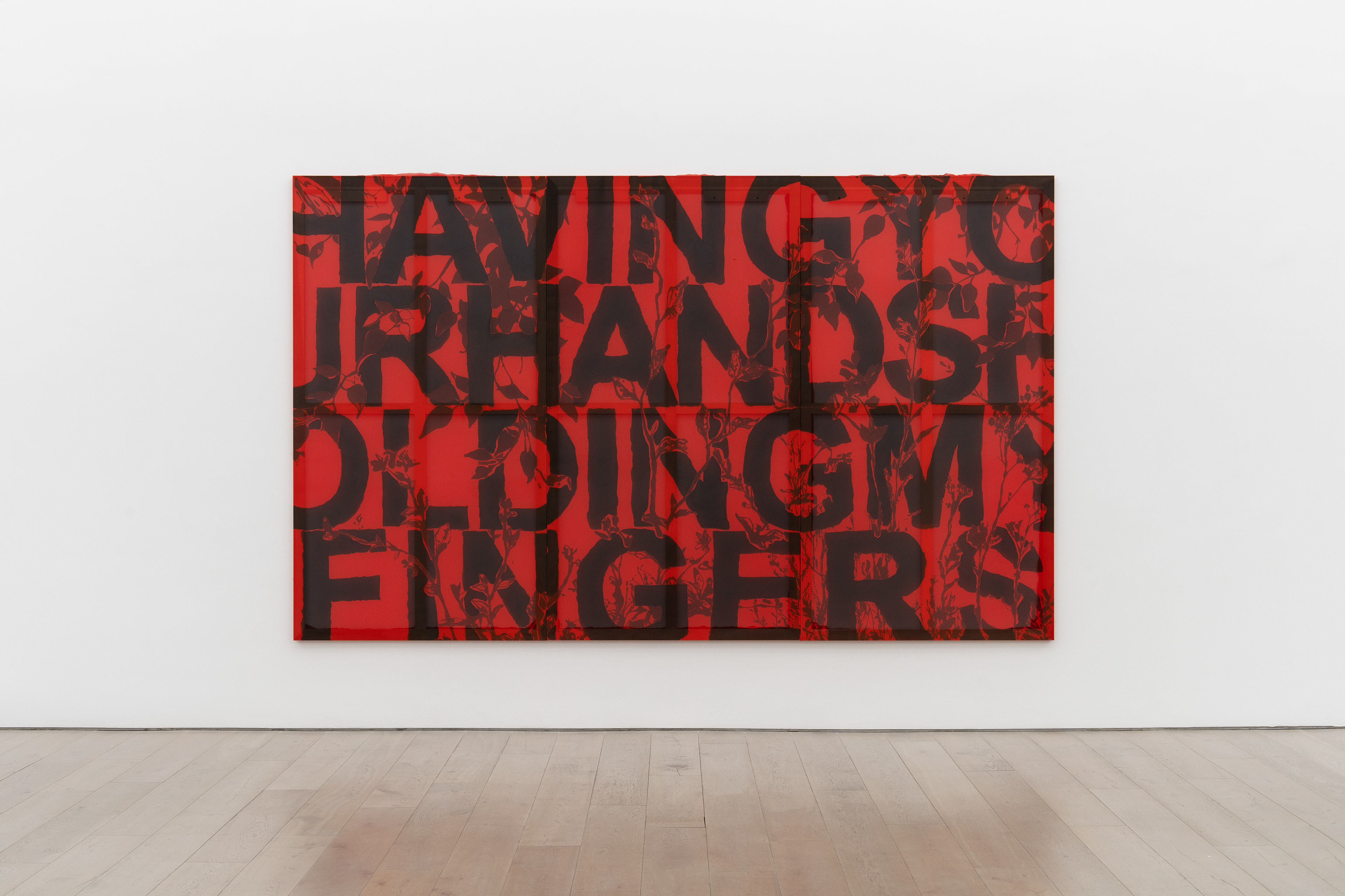 Iván Argote, Having Your Hands Holding My Fingers, 2024.