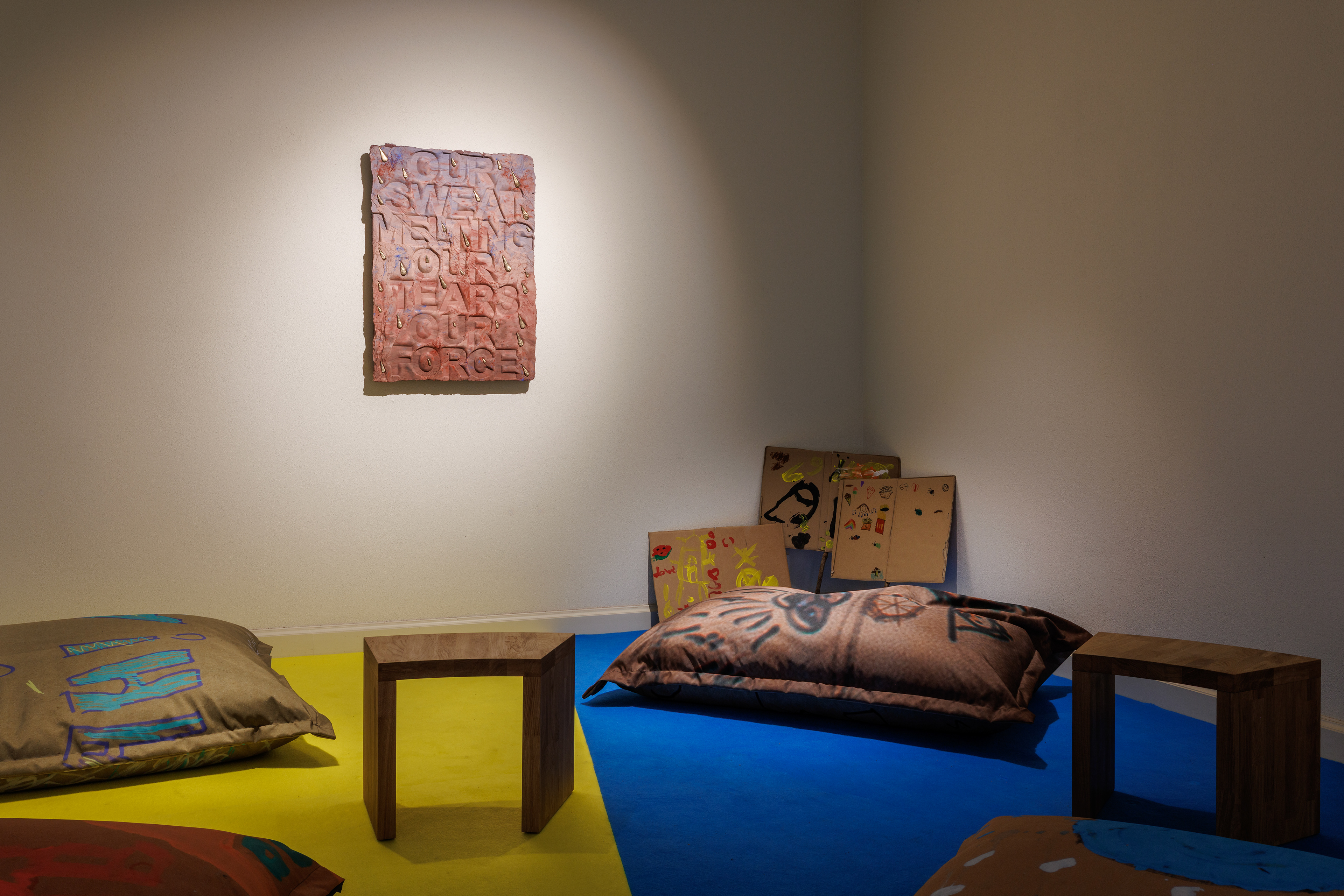 Installation View, A Place to Stay. Photographer: Frank Sperling