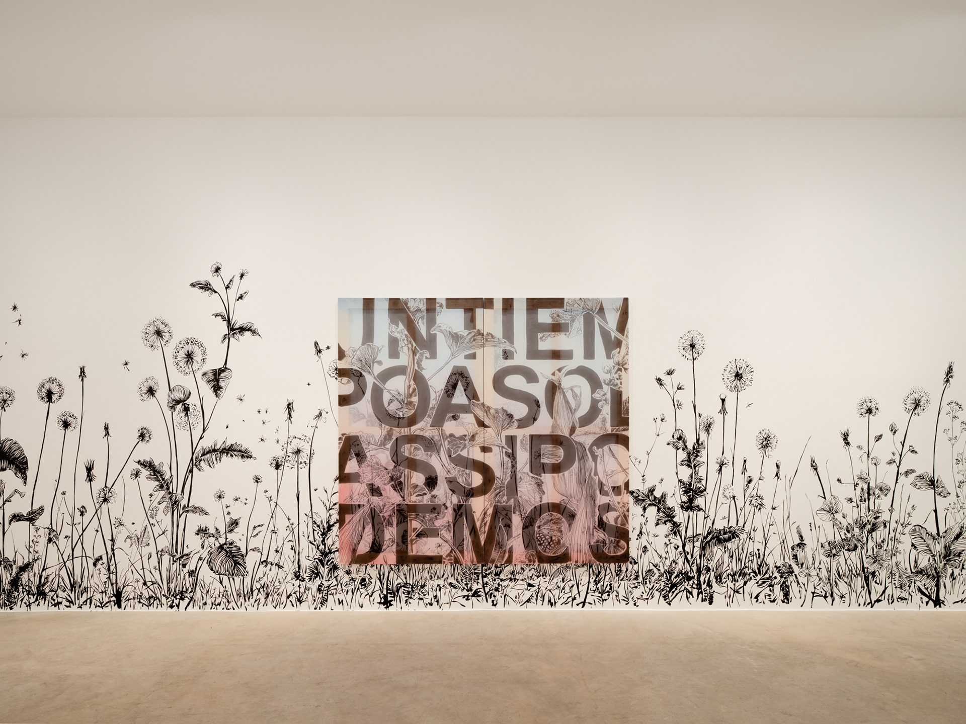 Views from "Una Lucha de Paisajes", Iván Argote, Albarrán Bourdais. November 20th, 2025 - January 10th, 2026. Photographer: Pablo Gómez-Ogando.