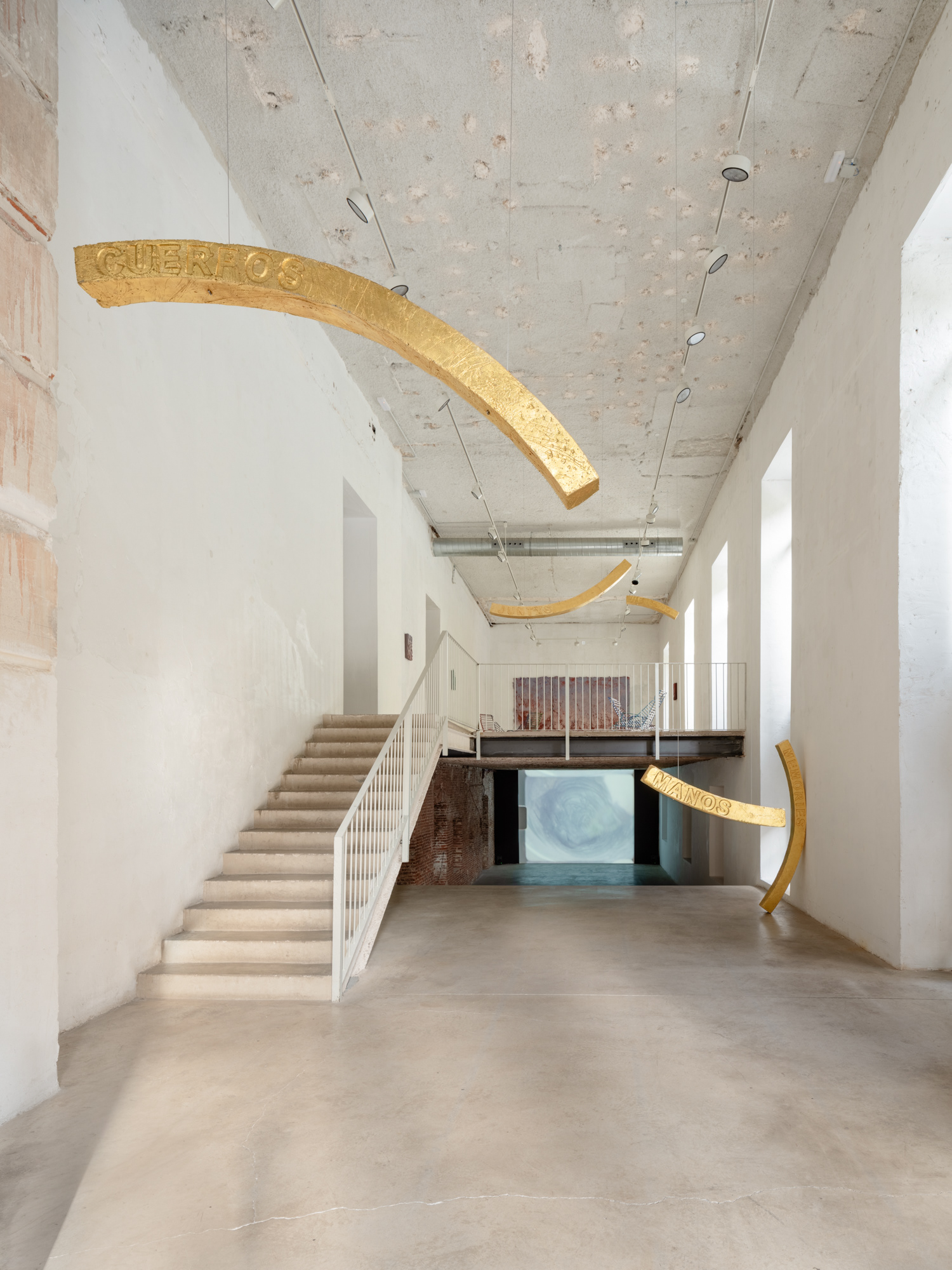 Views from "Una Lucha de Paisajes", Iván Argote, Albarrán Bourdais. November 20th, 2025 - January 10th, 2026. Photographer: Pablo Gómez-Ogando.