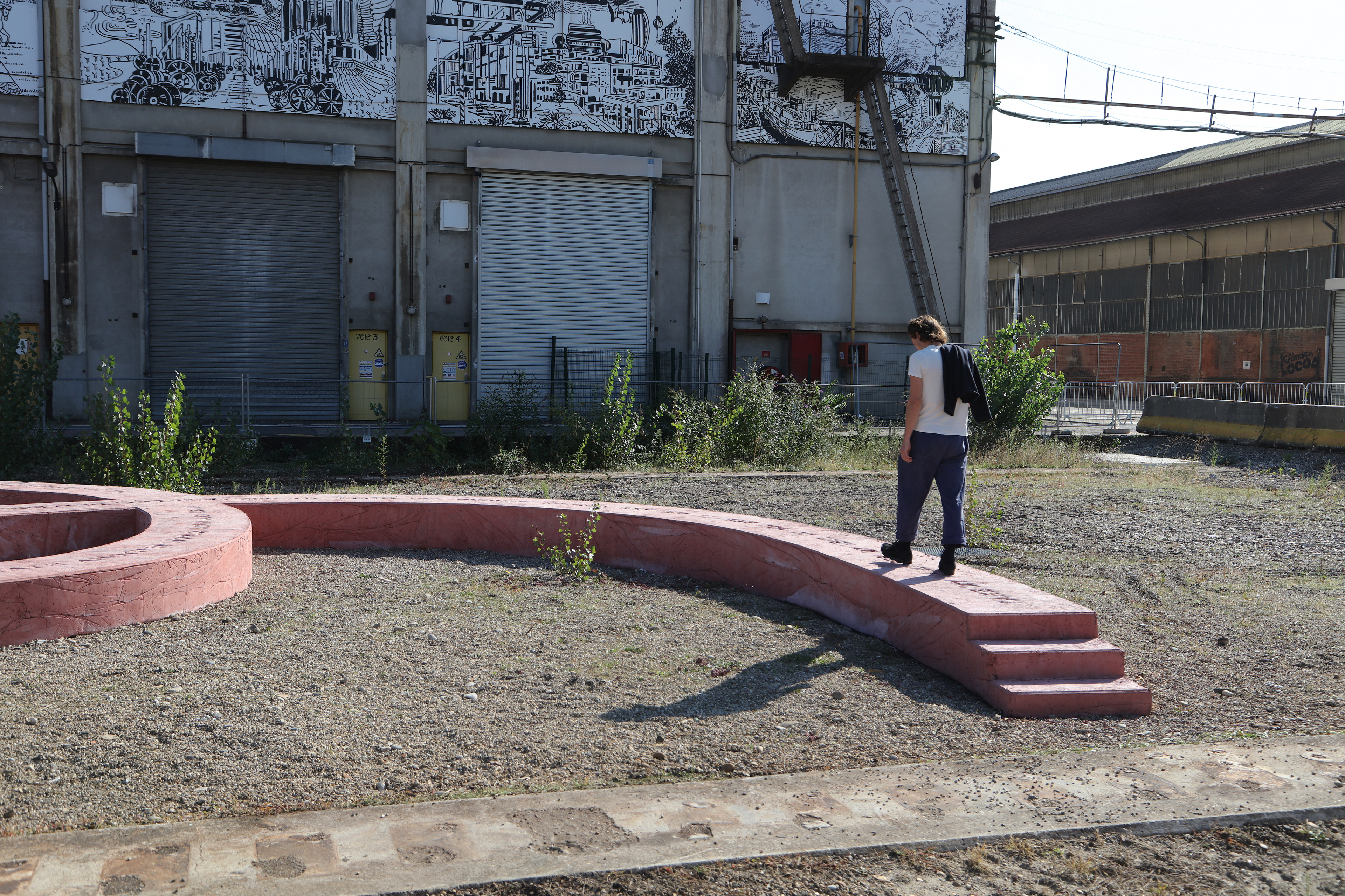 Iván Argote, Un Chemin Commun - A Common Path, 2024. A Biennale de Lyon commission. On view September 2024 – January 2025. Photo by Studio Iván Argote. Courtesy of the artist.