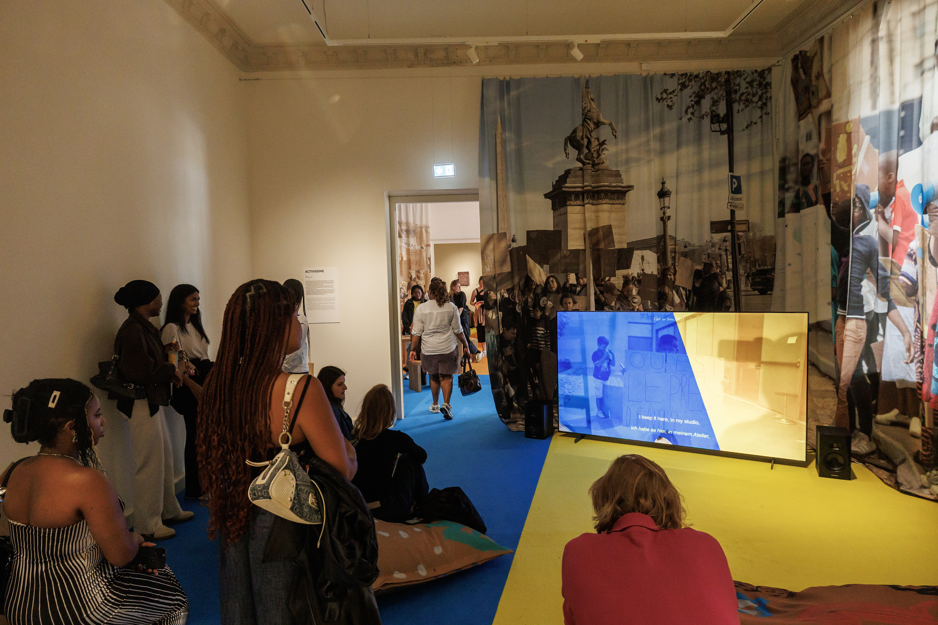 Installation View, A Place to Stay. Photographer: Frank Sperling