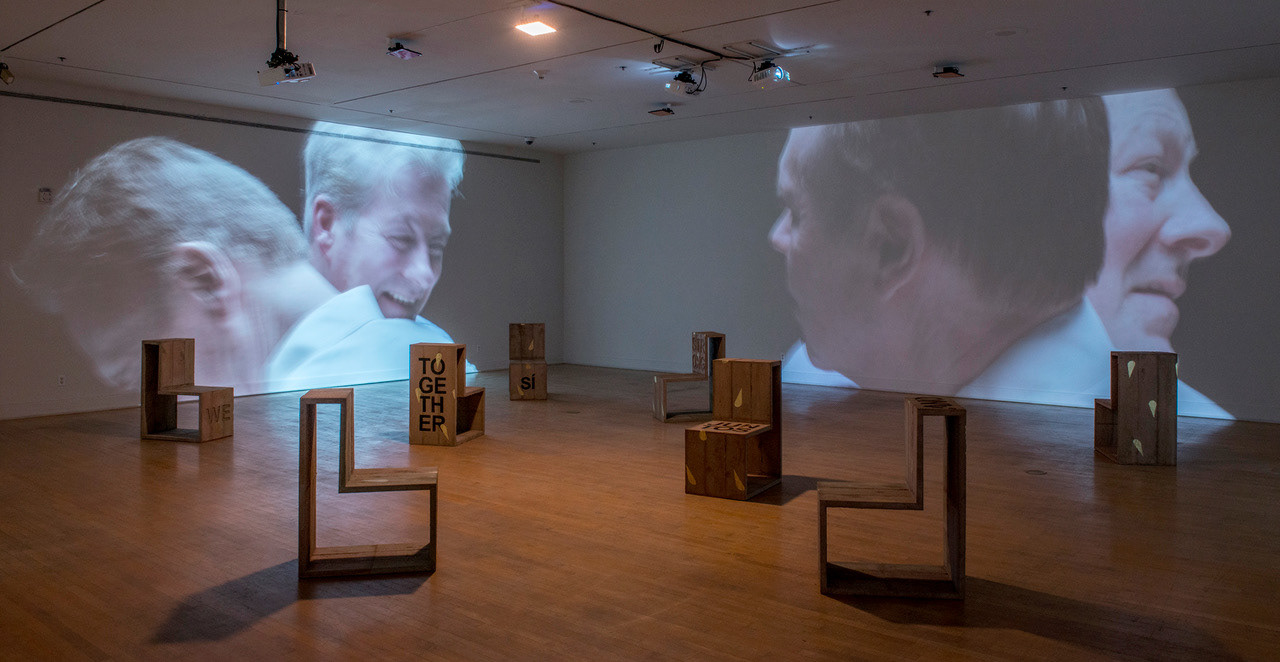 Iván Argote, Juntos Together, ASU Art Museum, Phoenix, AZ, USA. On view August 2019 - January 2020. Courtesy of the artist and ASU Art Museum.