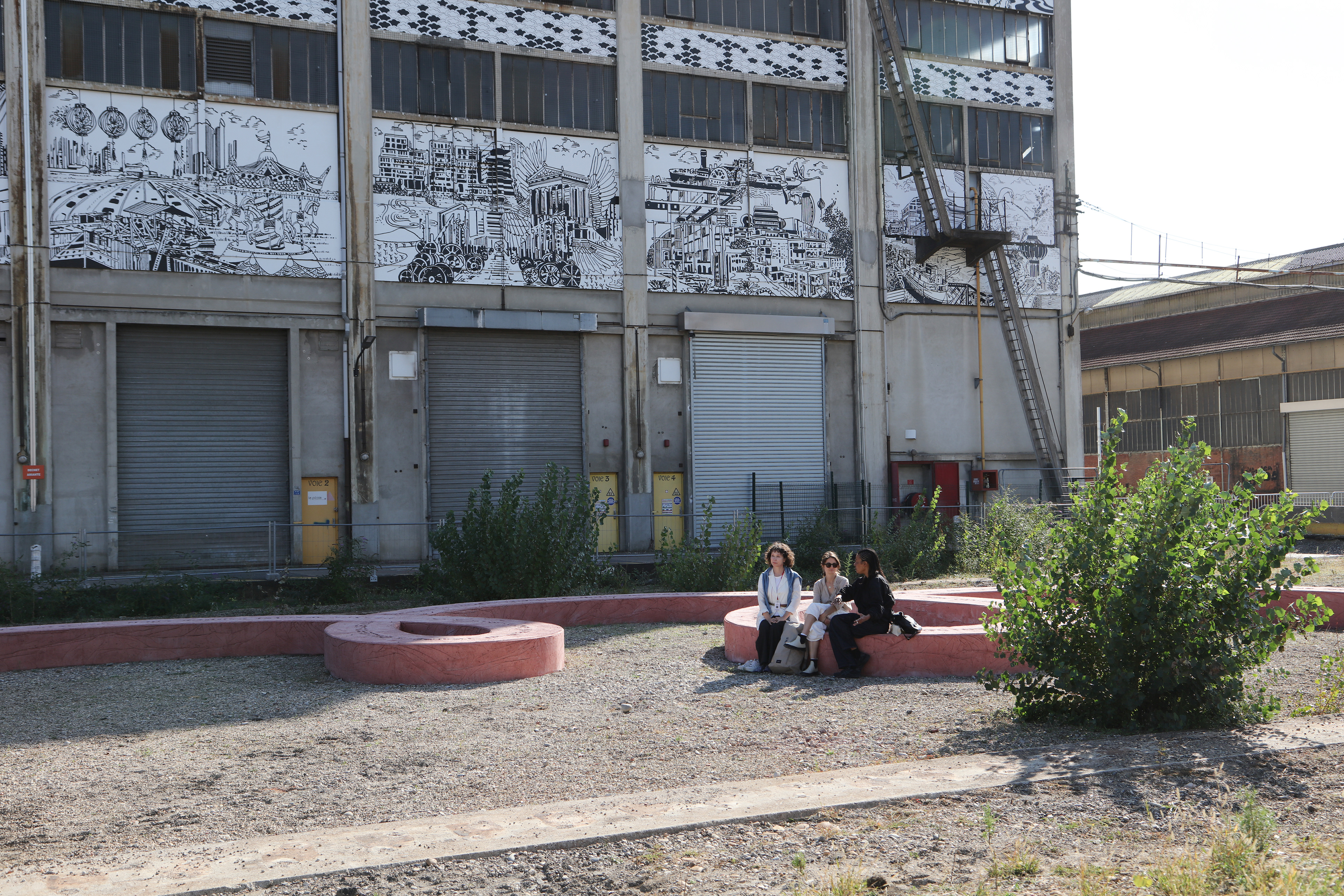 Iván Argote, Un Chemin Commun - A Common Path, 2024. A Biennale de Lyon commission. On view September 2024 – January 2025. Photo by Studio Iván Argote. Courtesy of the artist.