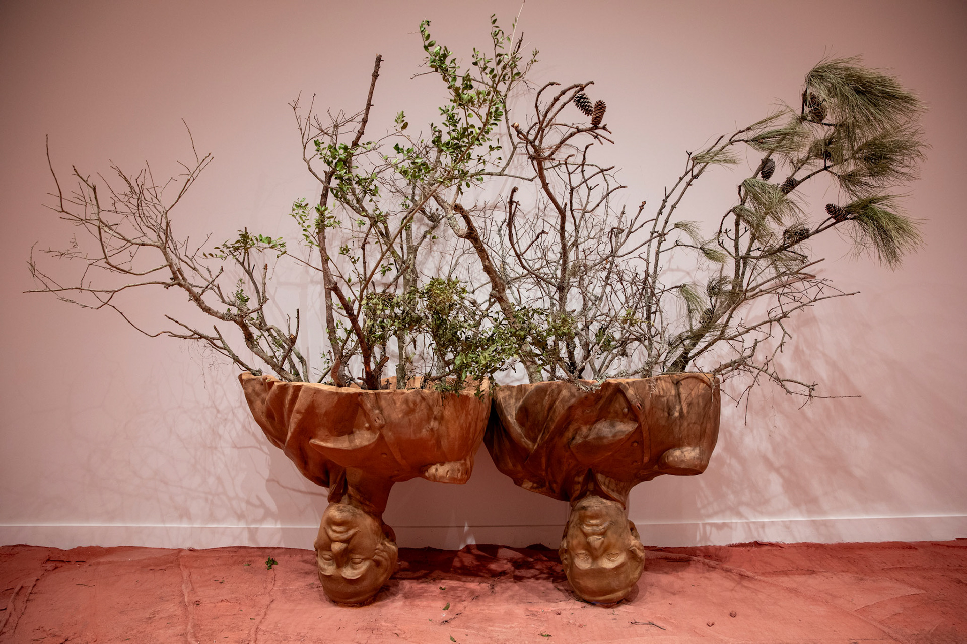 SCAD Savannah – Winter 2024 – deFINEart – Exhibitions – Ivan Argote – “The Burden of the Invisible” – Documentation – SCAD Museum of Art, Gallery 110 – Photography Courtesy of SCAD