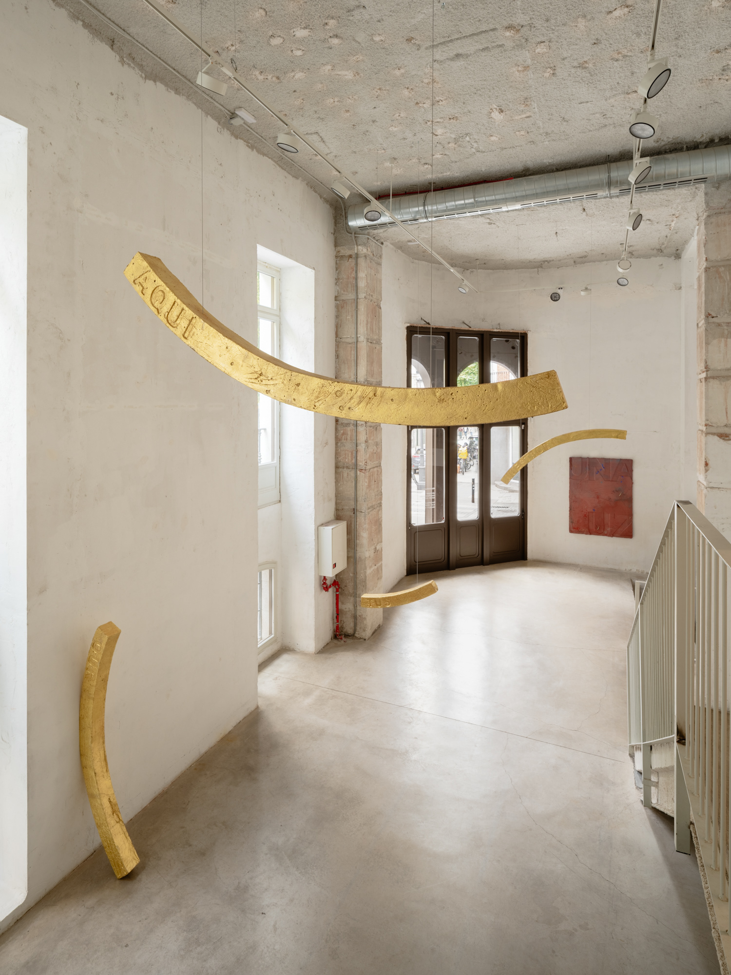 Views from "Una Lucha de Paisajes", Iván Argote, Albarrán Bourdais. November 20th, 2025 - January 10th, 2026. Photographer: Pablo Gómez-Ogando.