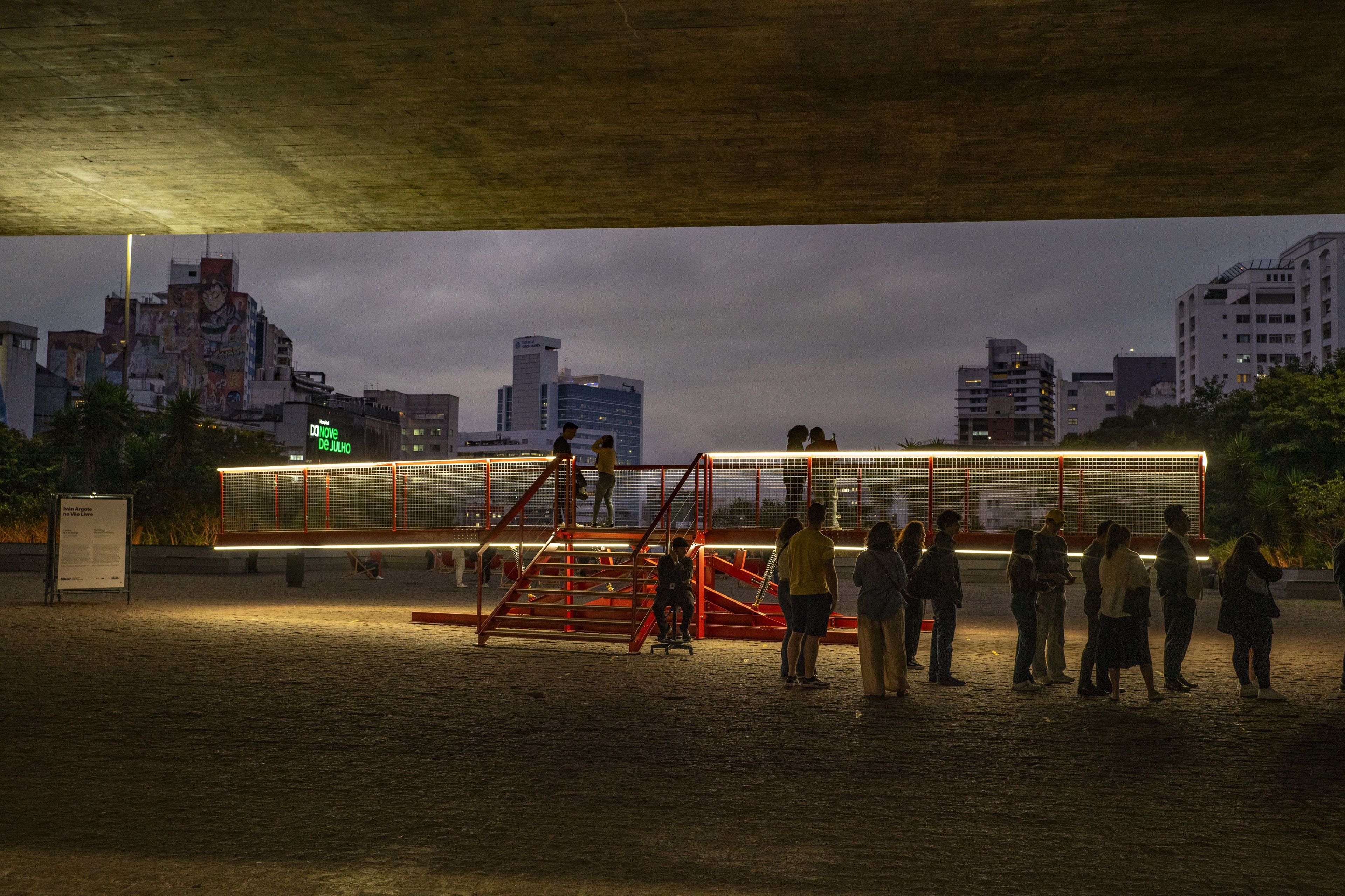 View of the exhibition Iván Argote: The Other, Me and The Others, 2025. Photo: Eduardo Ortega. Collection of the Research Center of Museu de Arte de São Paulo Assis Chateaubriand.