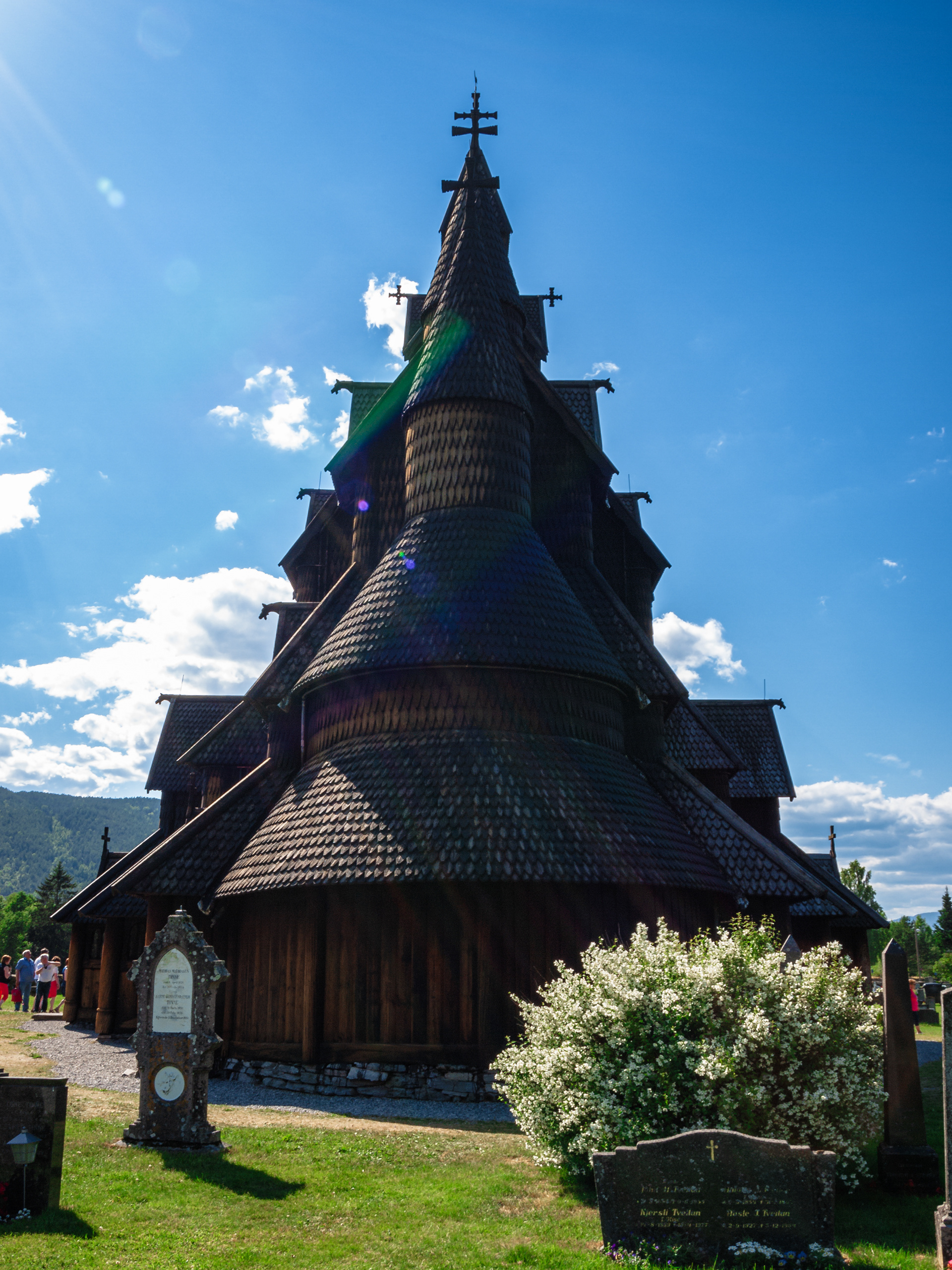 Heddal Stave Church, the largest stave church in Norway, was built in the 13th century in modern day Notodden