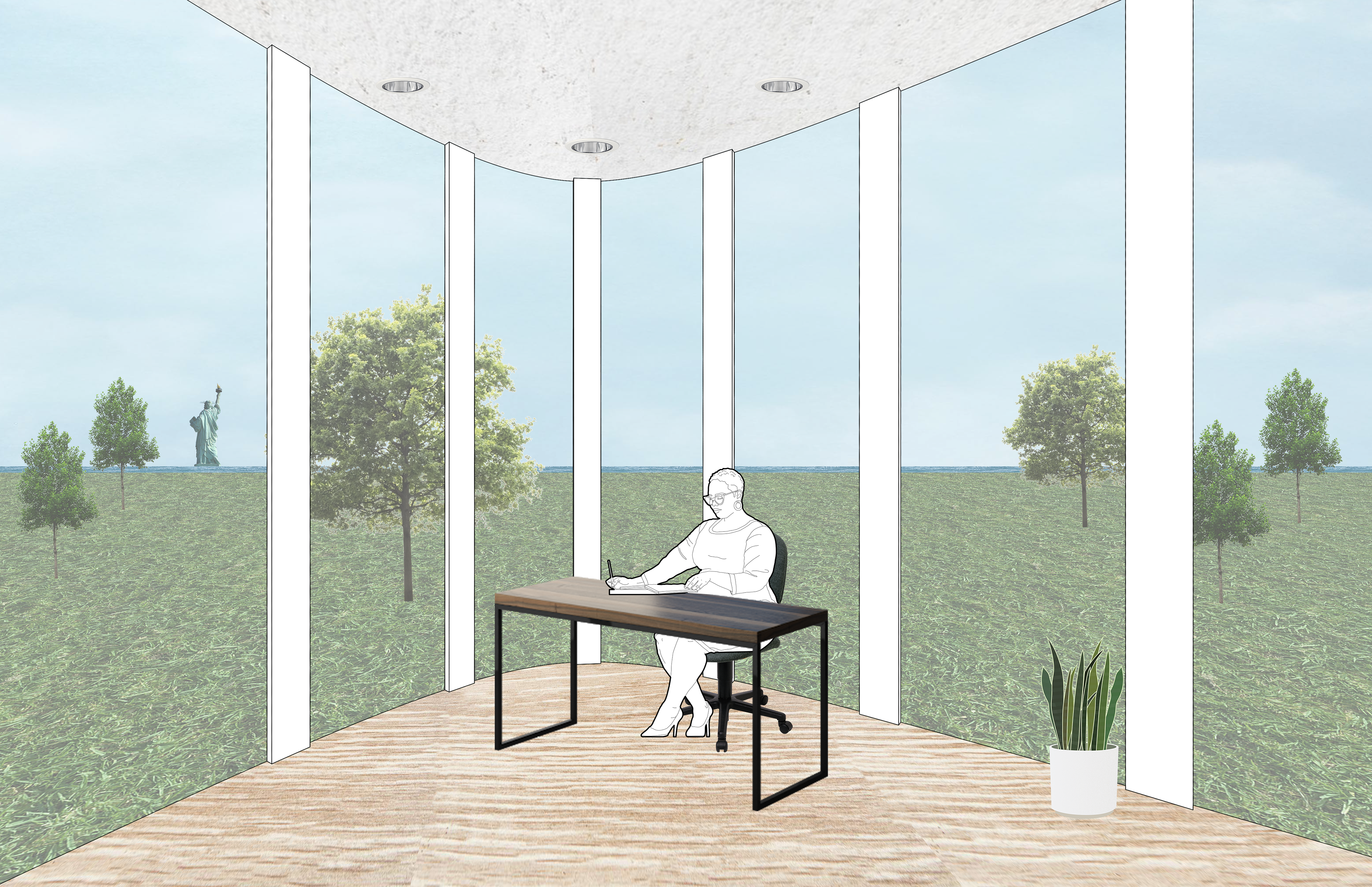 Pod Interior View