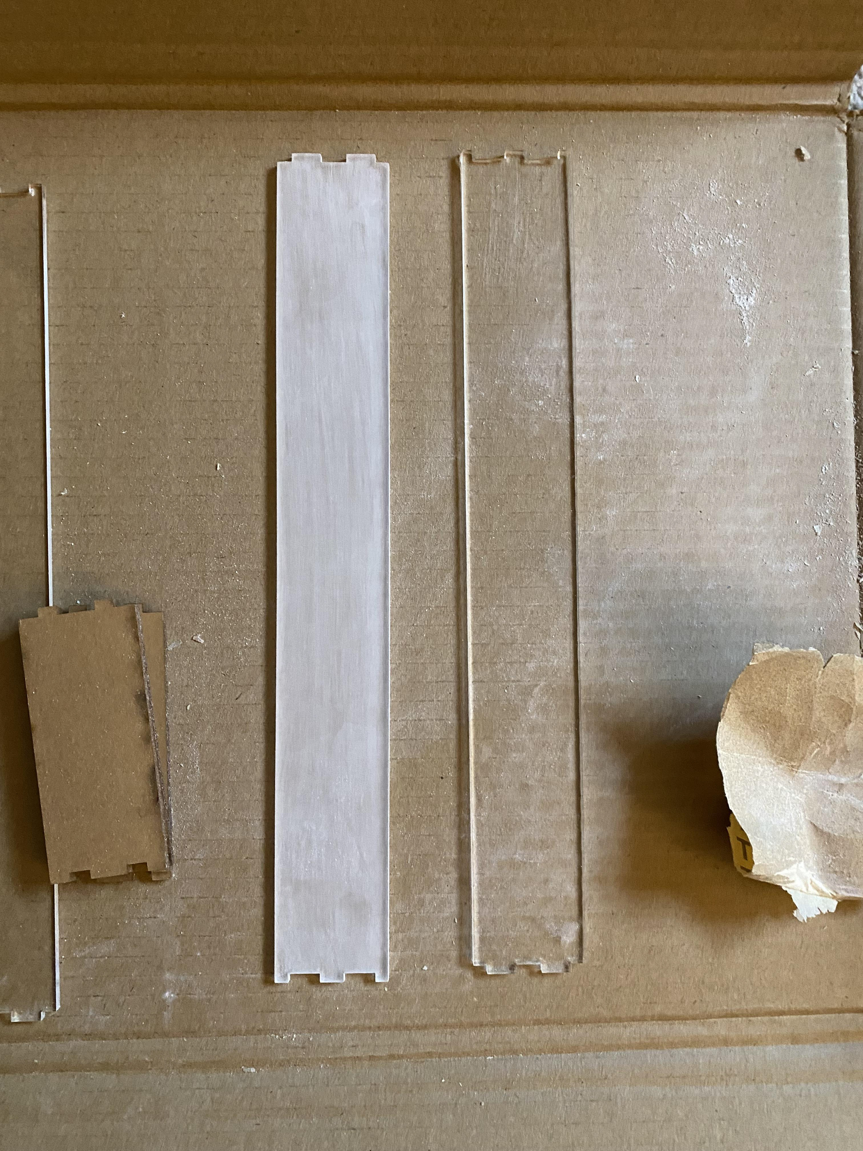 Sand acrylic with 220 grit sandpaper to "frost"