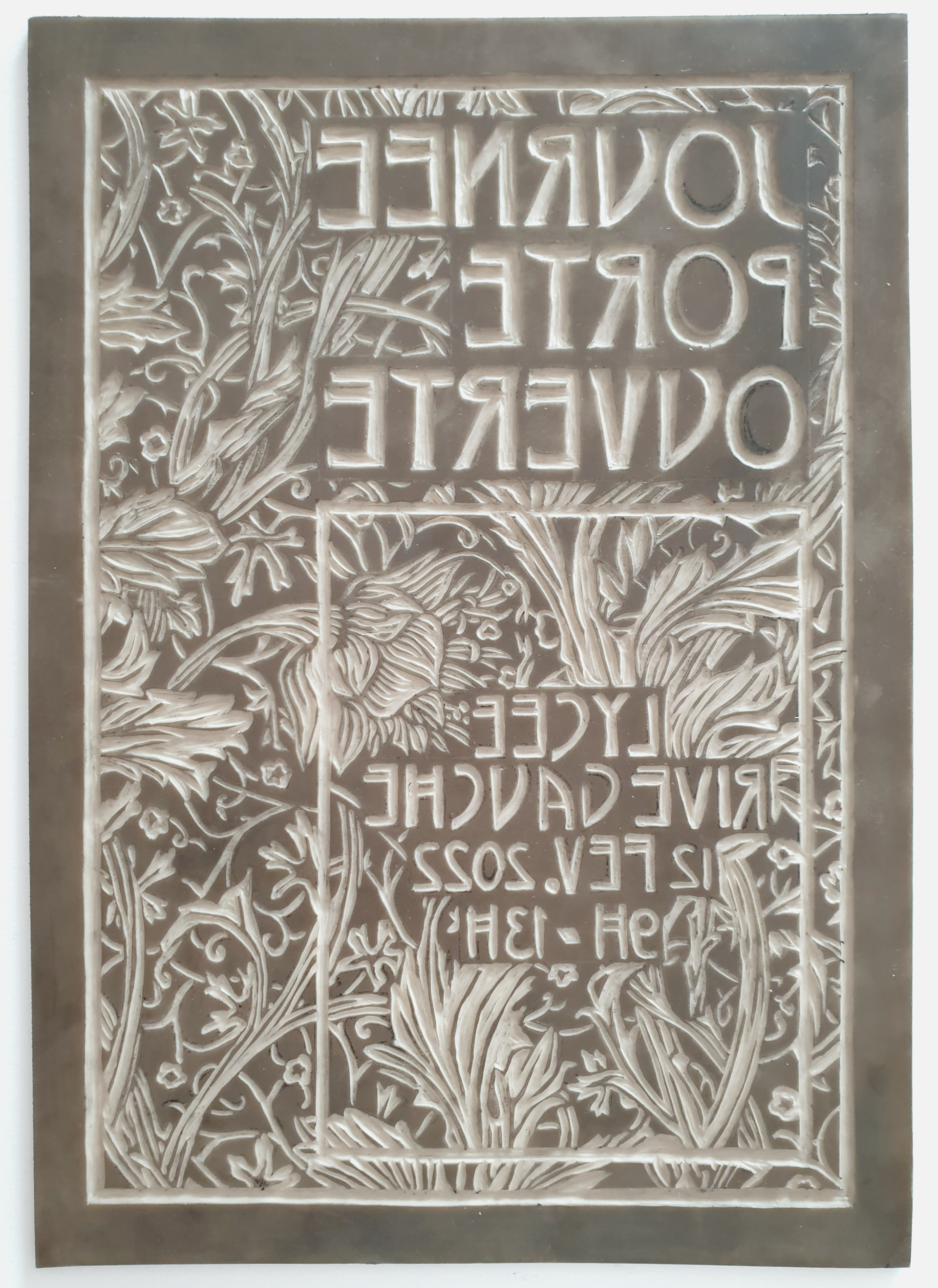 Plaque lino
