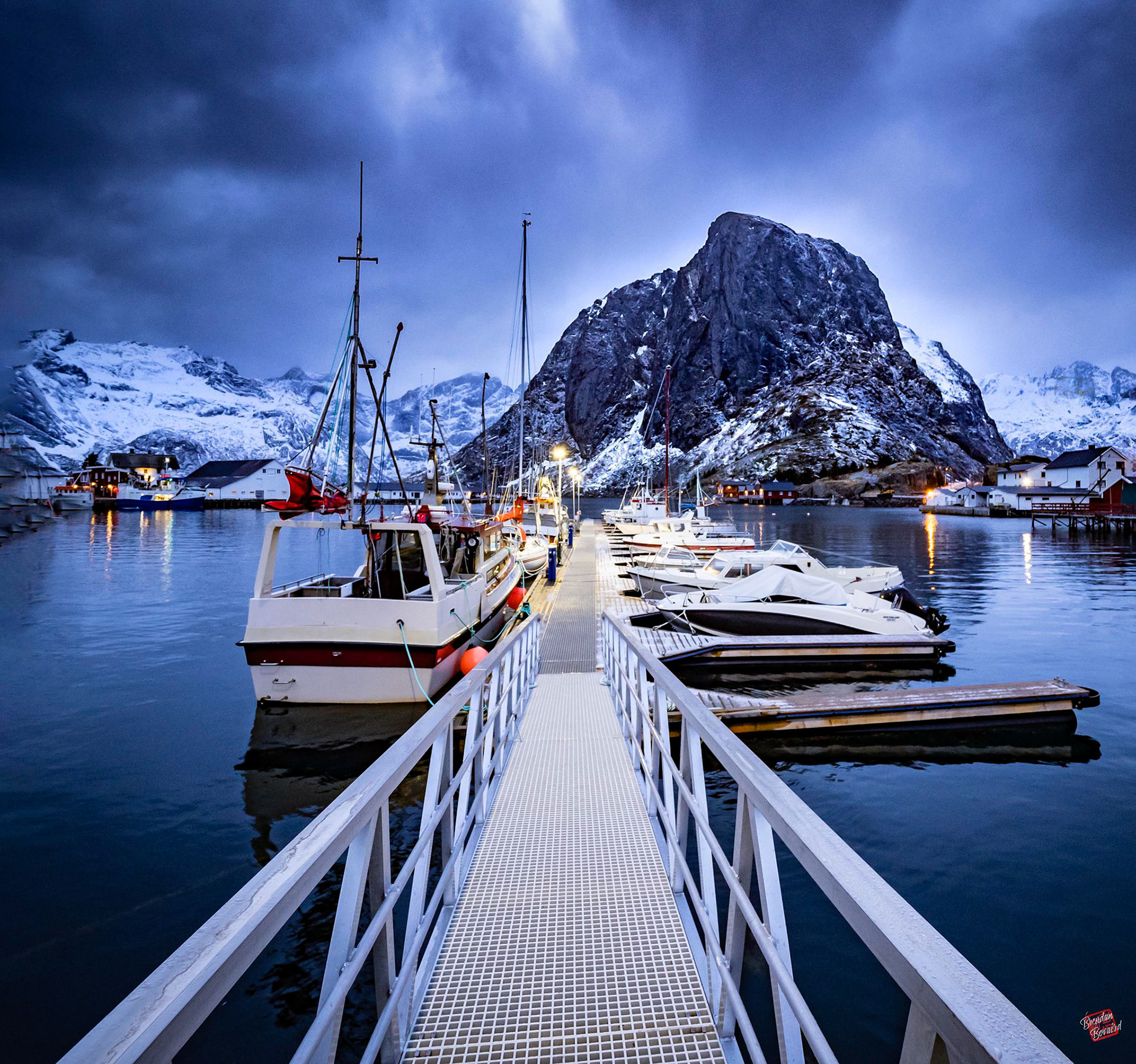 Twilight, Reine Harbor
