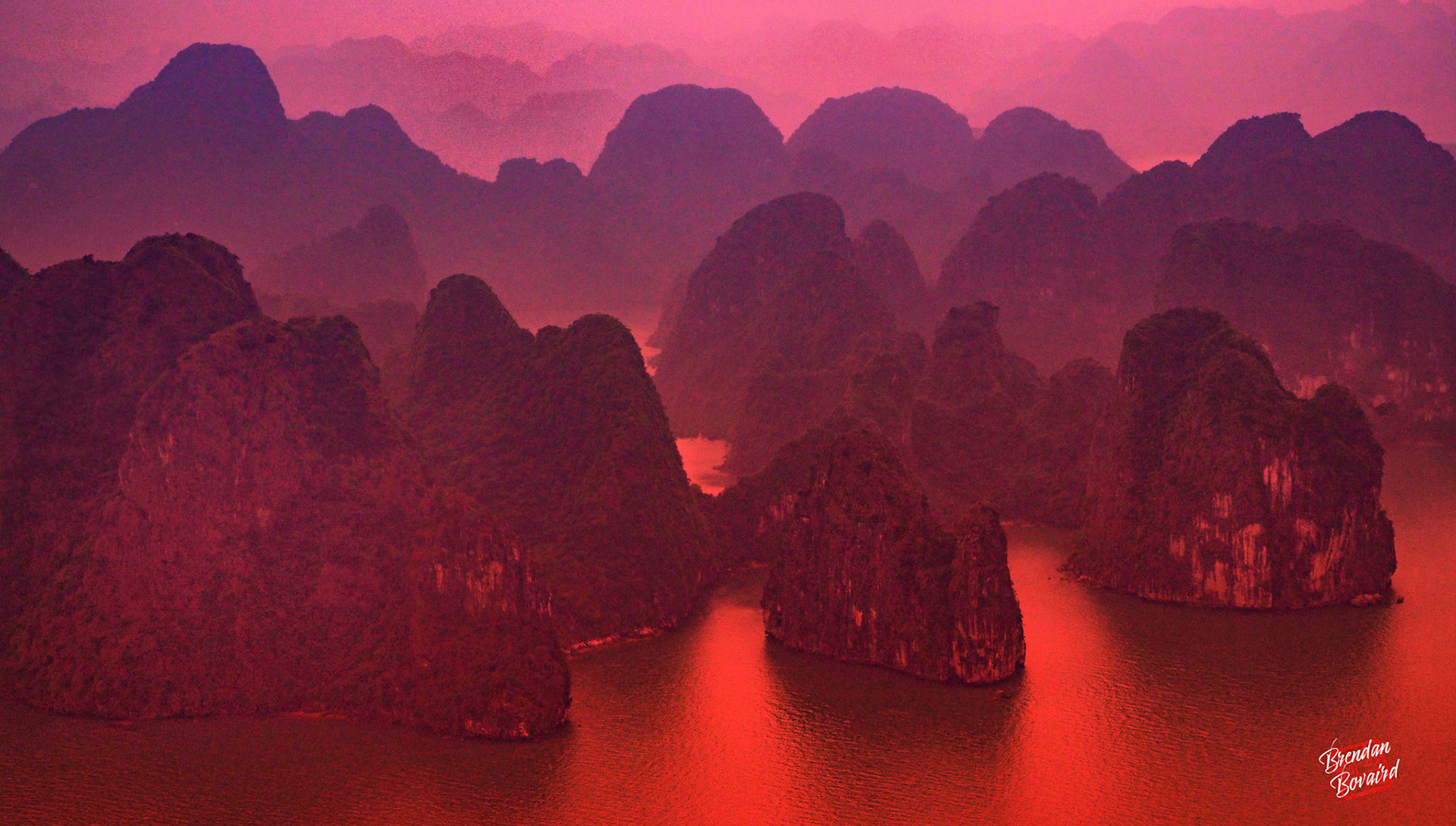 Above Halong Bay