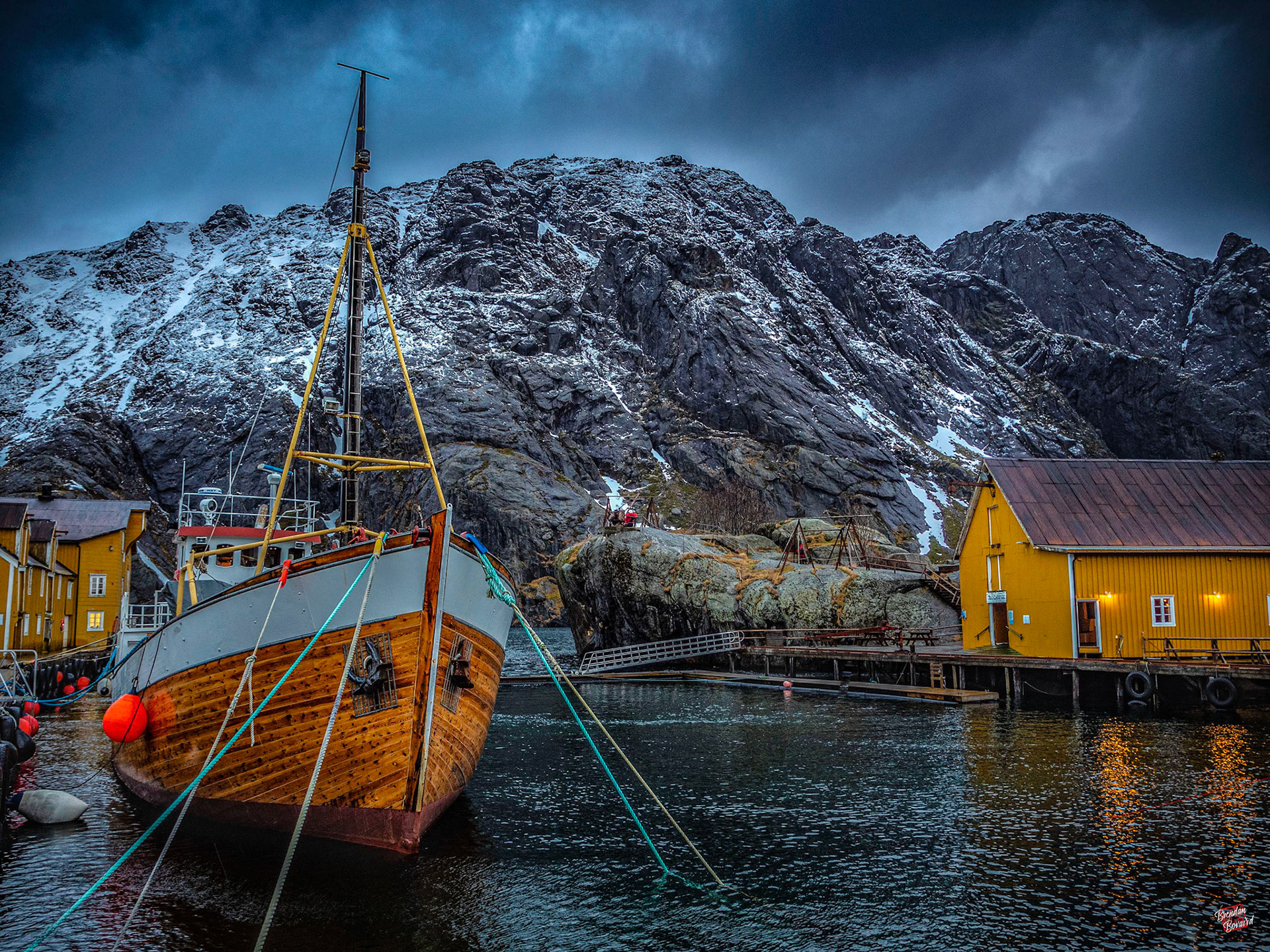 Lines Secured, Nusfjord Harbor