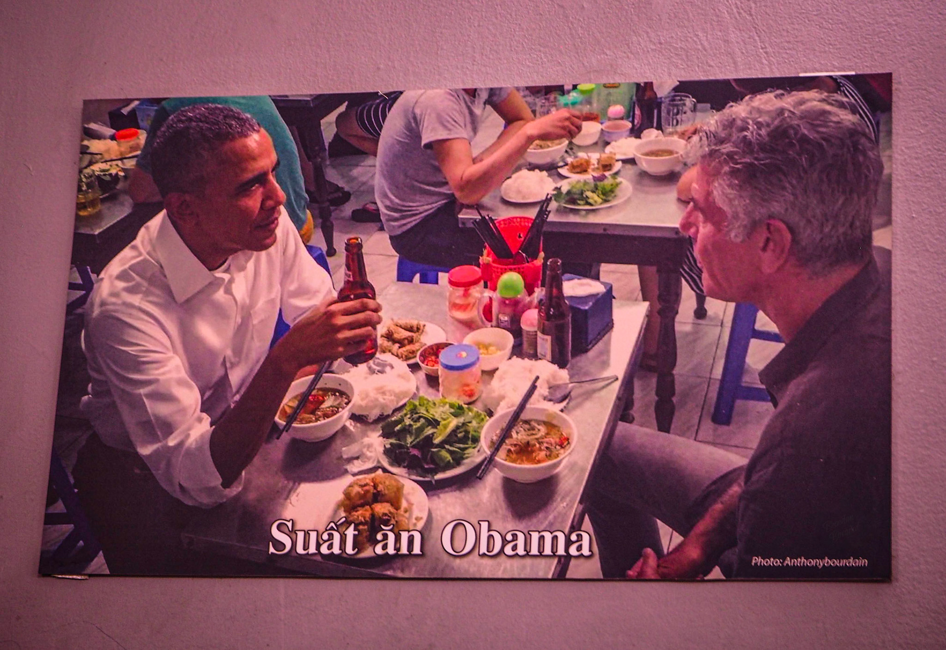 President Obama and Anthony Bourdain
