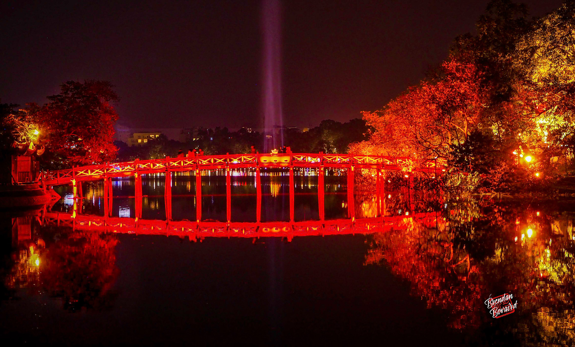 The Huc (Sunbeam Bridge . . . or maybe Moonbeam Bridge?)