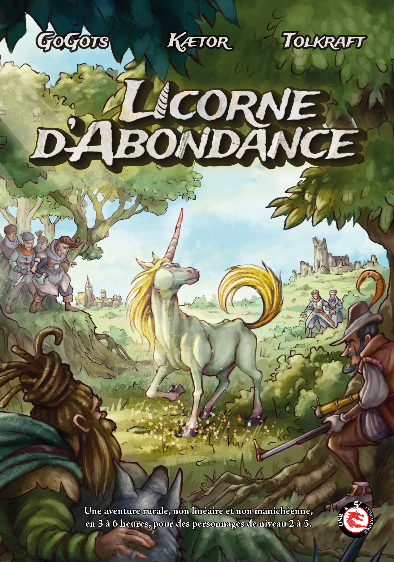 "Licorne d'Abondance", my first published title — Apr. 2026