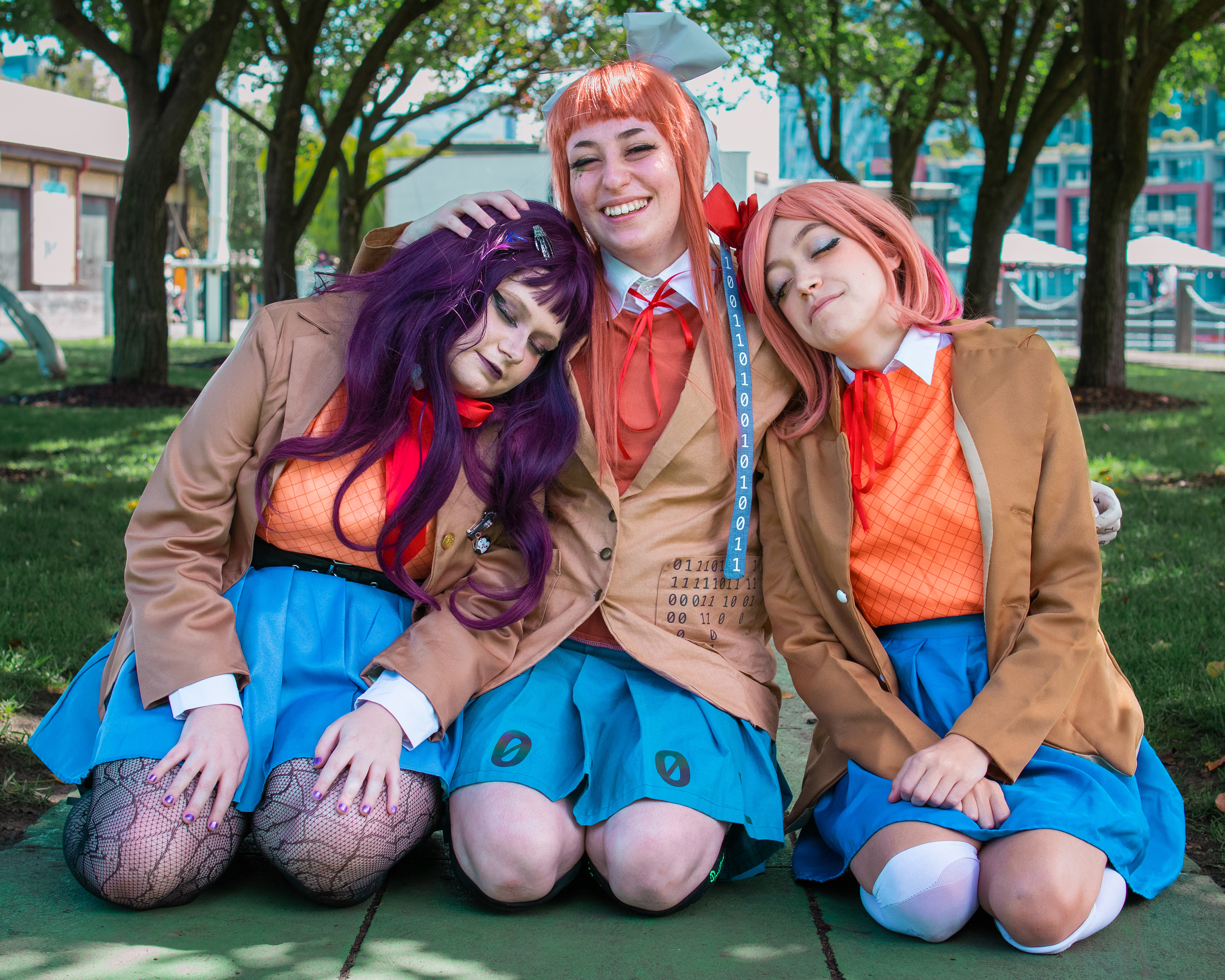 @frightfulfungi, @bee.rex_cosplay & @cherrybear_cos