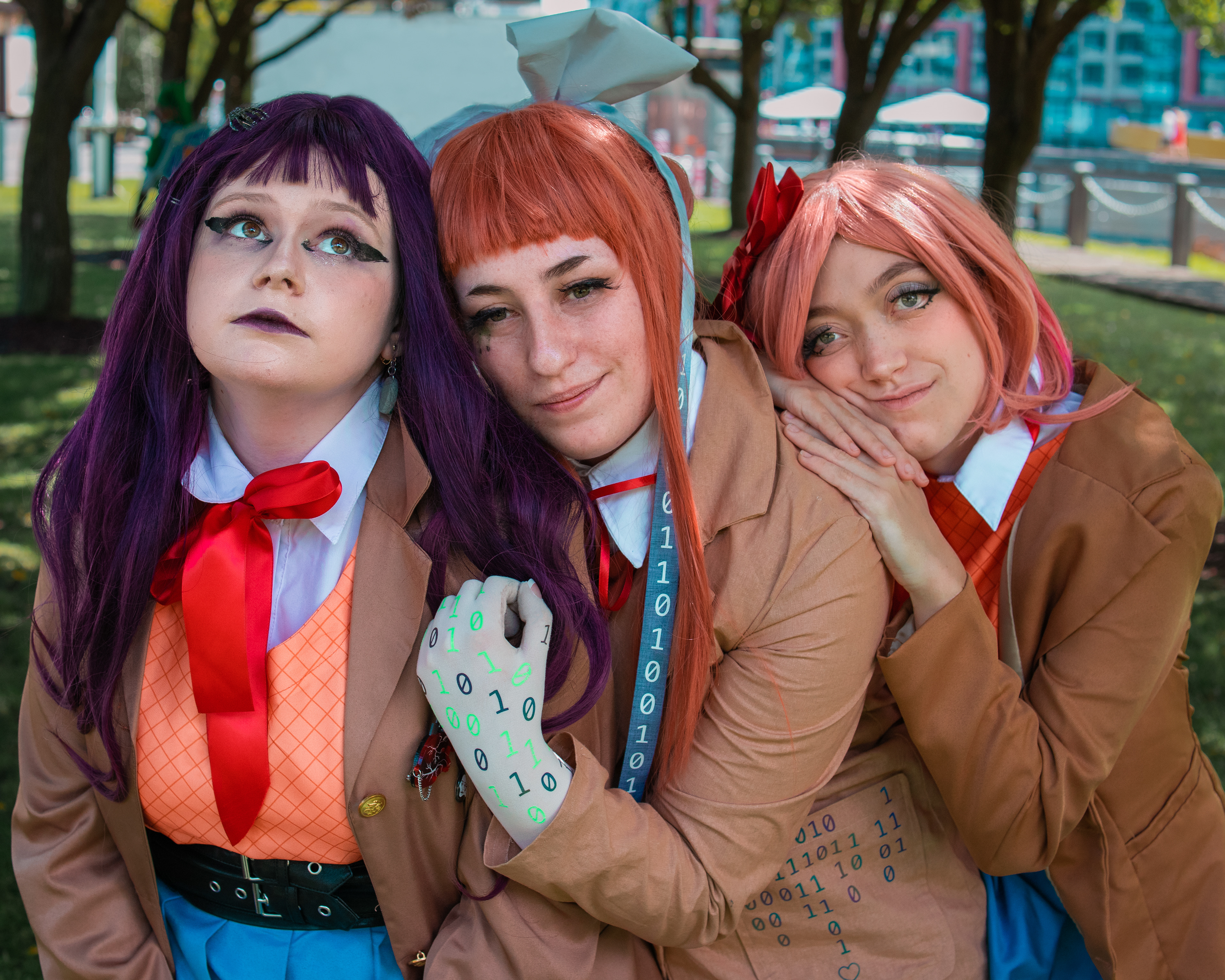 @frightfulfungi, @bee.rex_cosplay & @cherrybear_cos