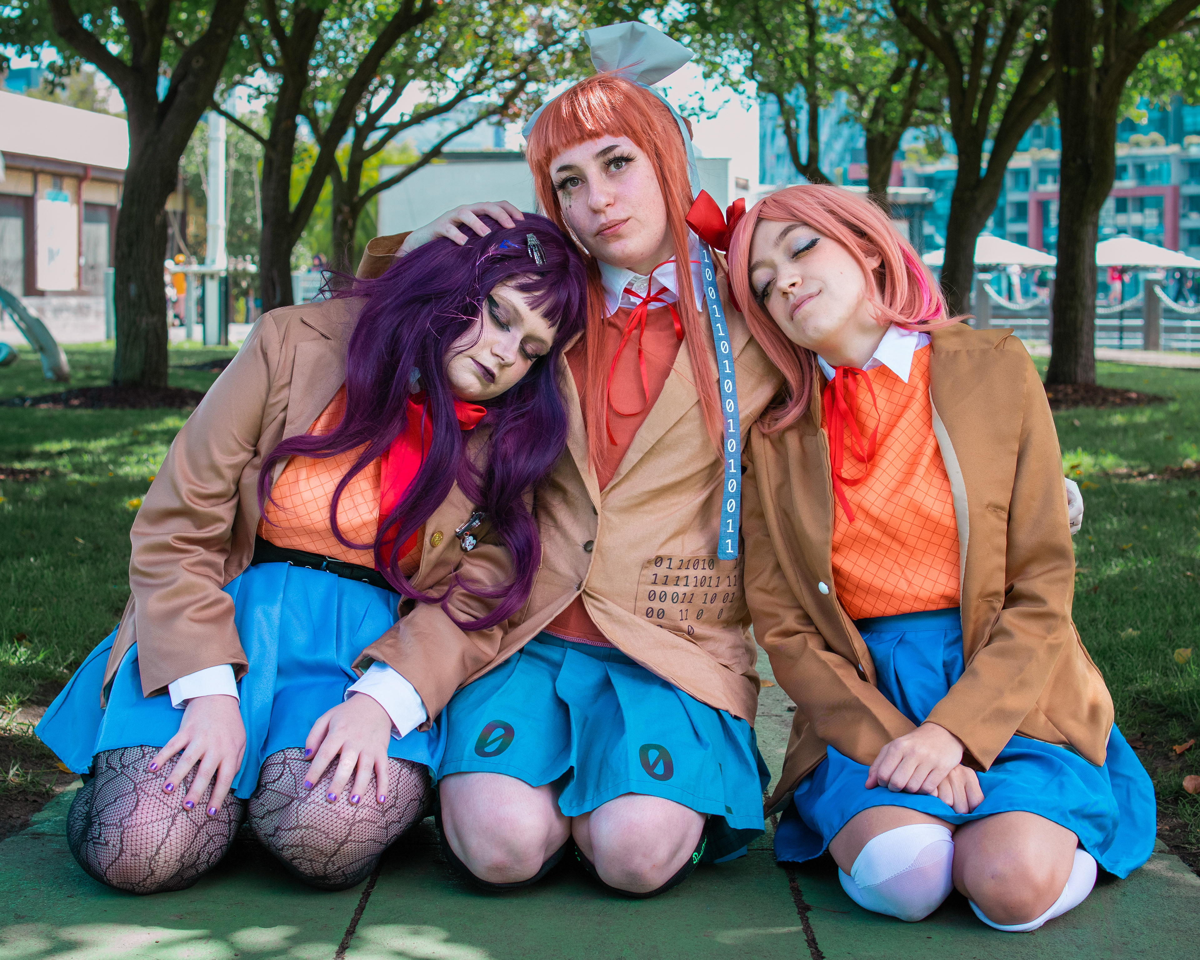 @frightfulfungi, @bee.rex_cosplay & @cherrybear_cos
