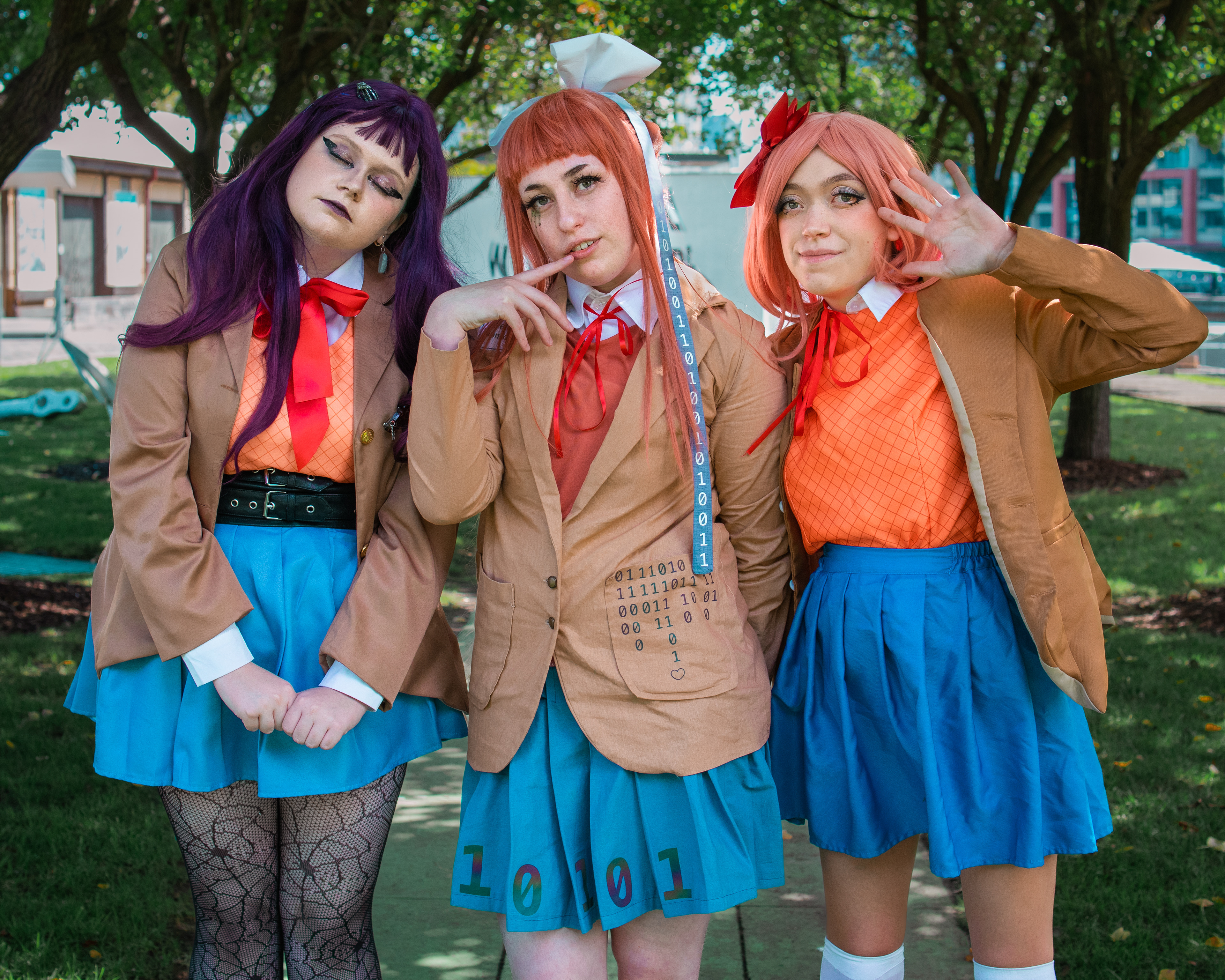 @frightfulfungi, @bee.rex_cosplay & @cherrybear_cos