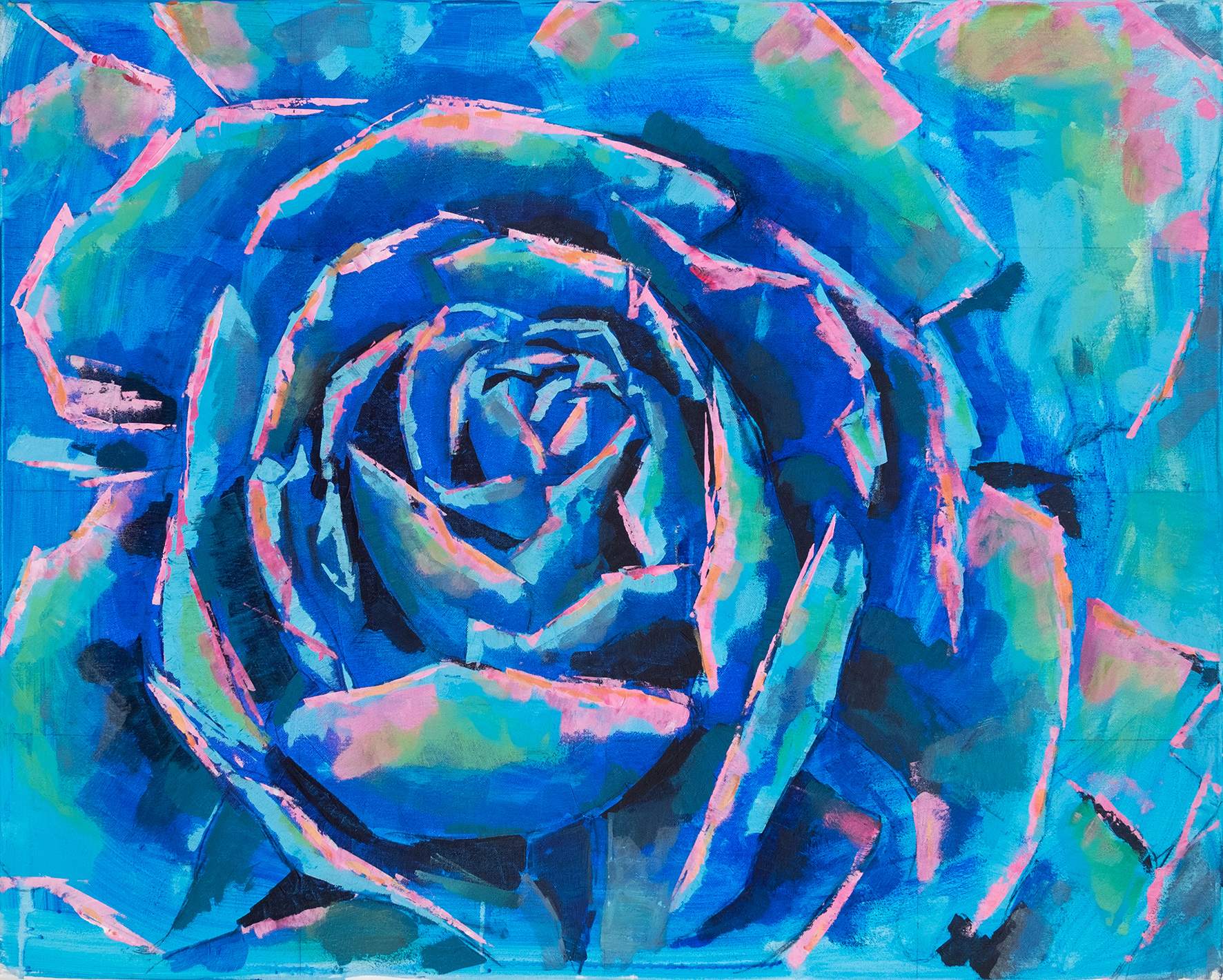 Acryl auf Leinwand, 100 x 80 cm