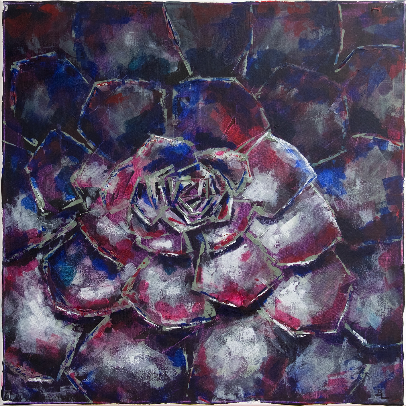Acryl auf Leinwand, 70 x 70 cm