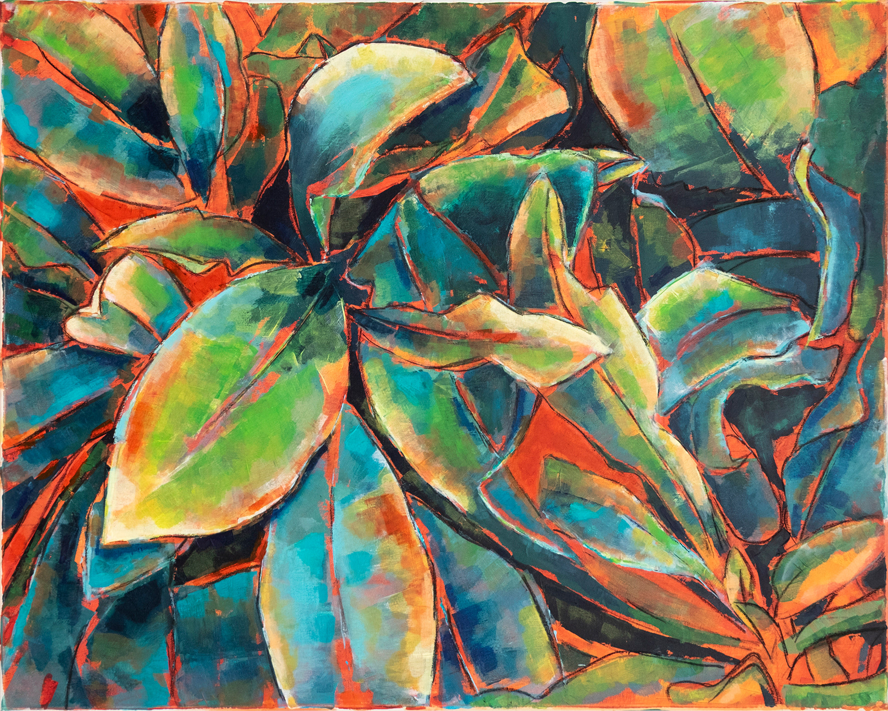 Acryl auf Leinwand, 100 x 80 cm