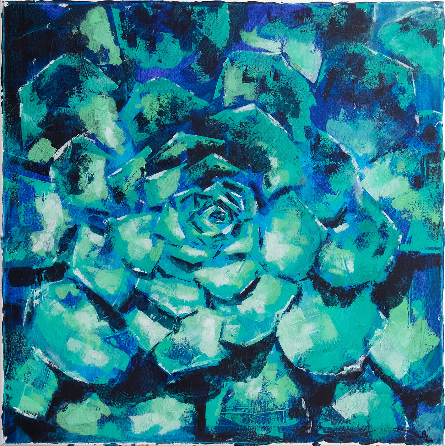 Acryl auf Leinwand, 70 x 70 cm
