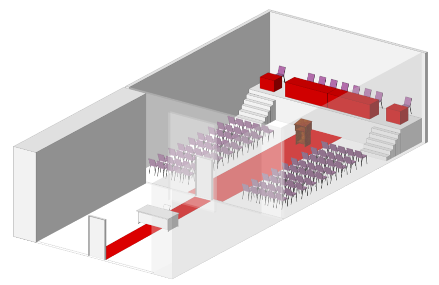 Courtroom SketchUp Layout