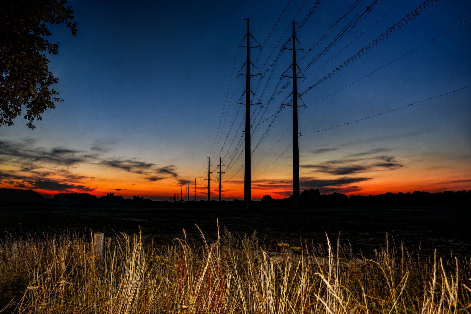 Zonsondergang TenneT