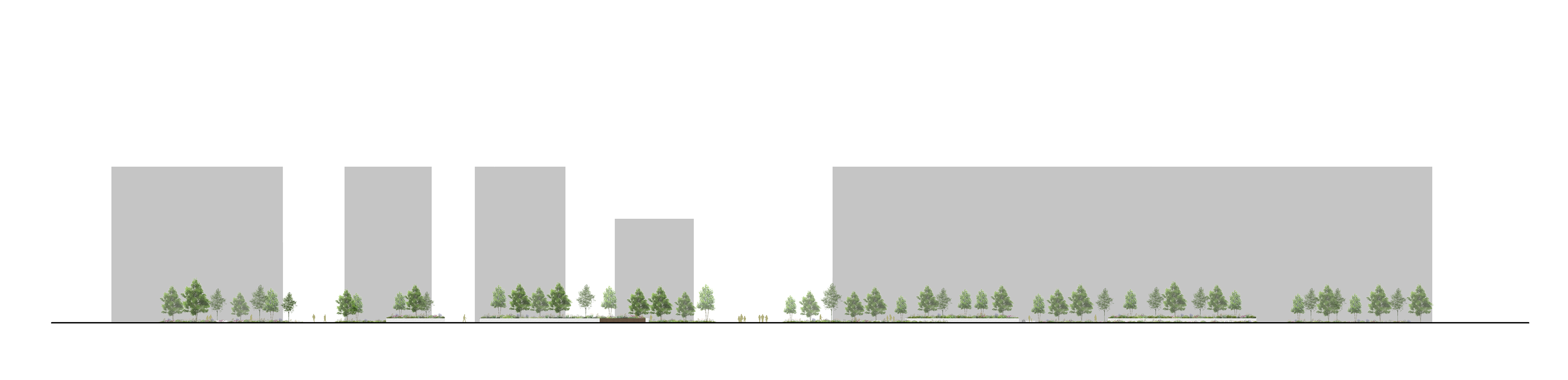Commercial/Residential/Recreation Scheme Roadside Section Visual - AECOM
