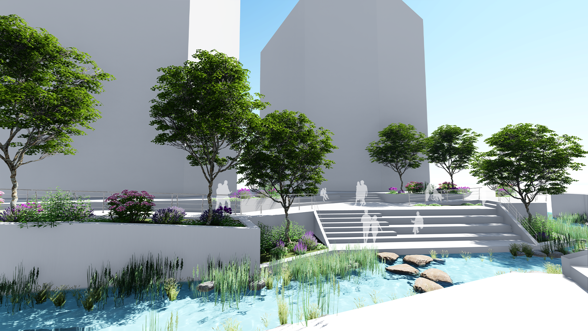 Riverside Enhancement and Seating Visualisation - AECOM