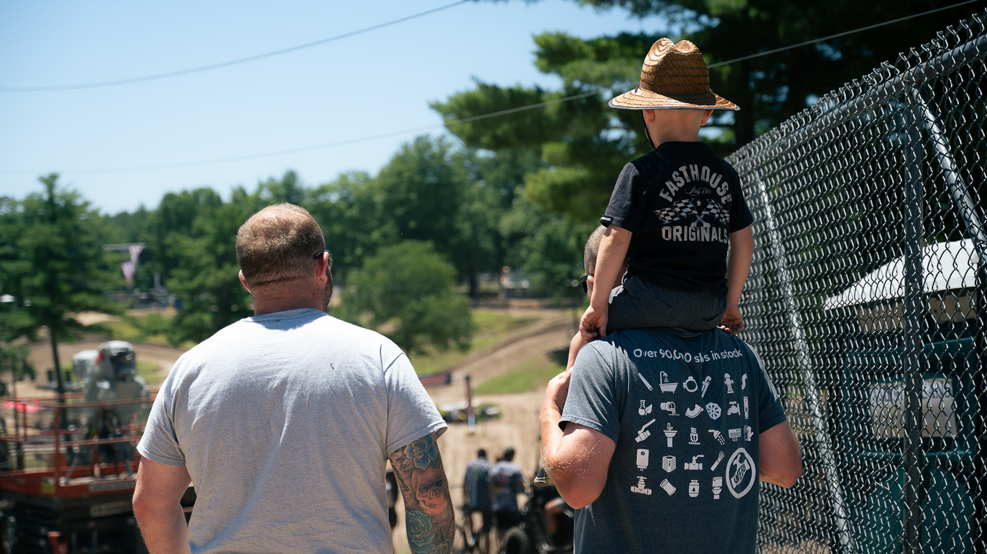 Onlookers at Pro Motocross Southwick Nationals
