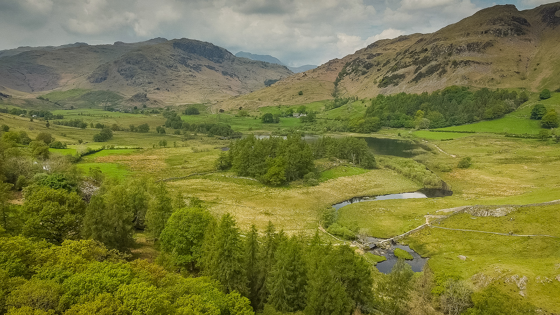 Skelwith Bridge and the Langdales