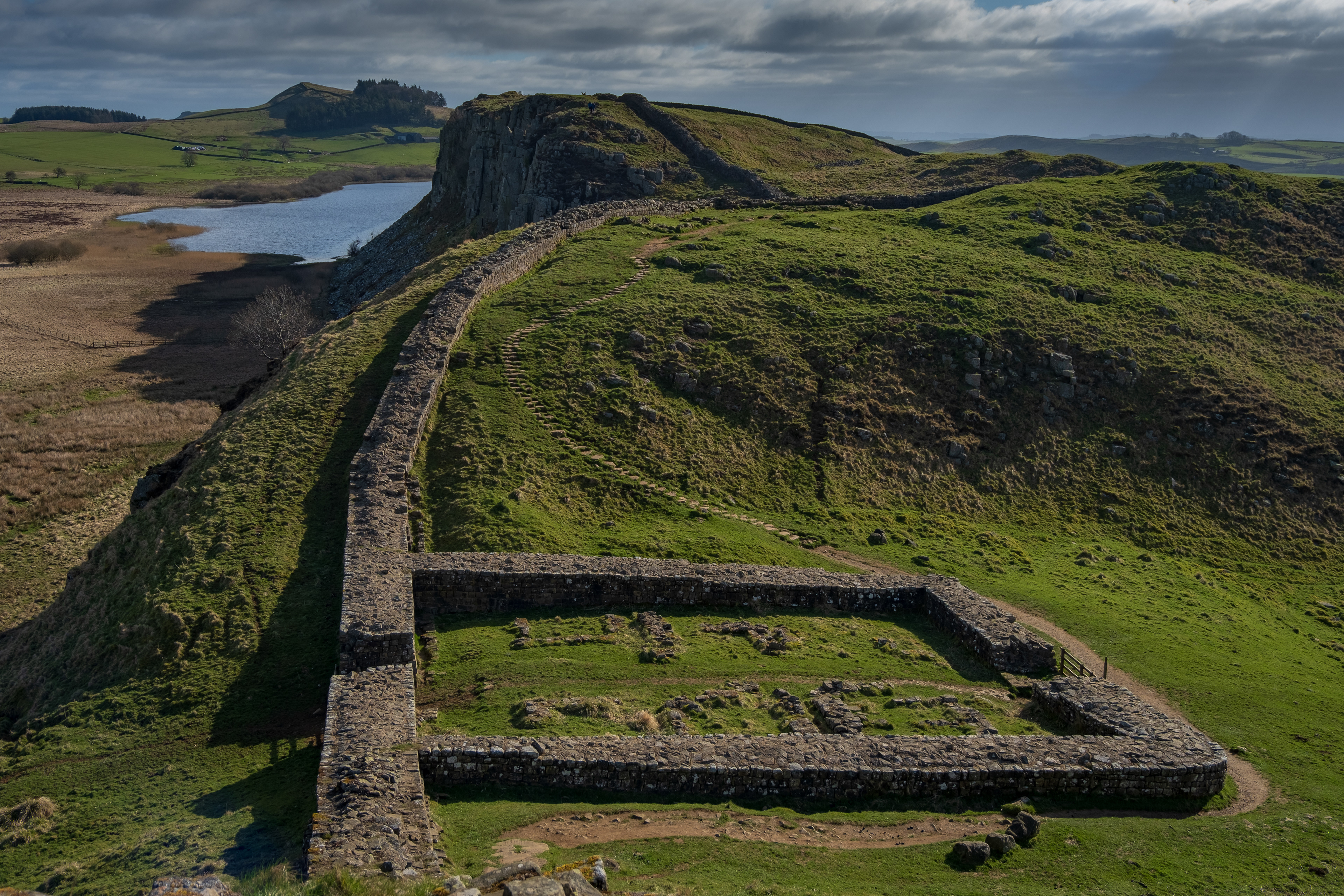 Milecastle 39, Hadrians Wall, Northumberland