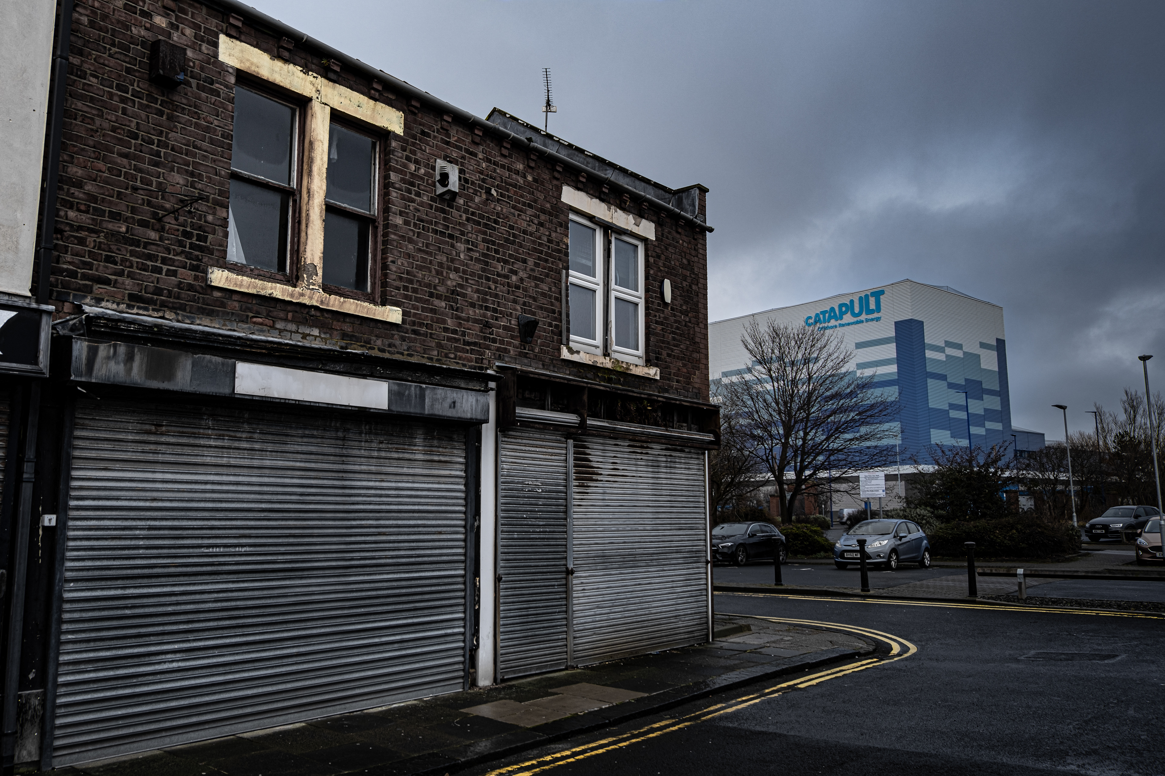 Old and new, Blyth, Northumberland
