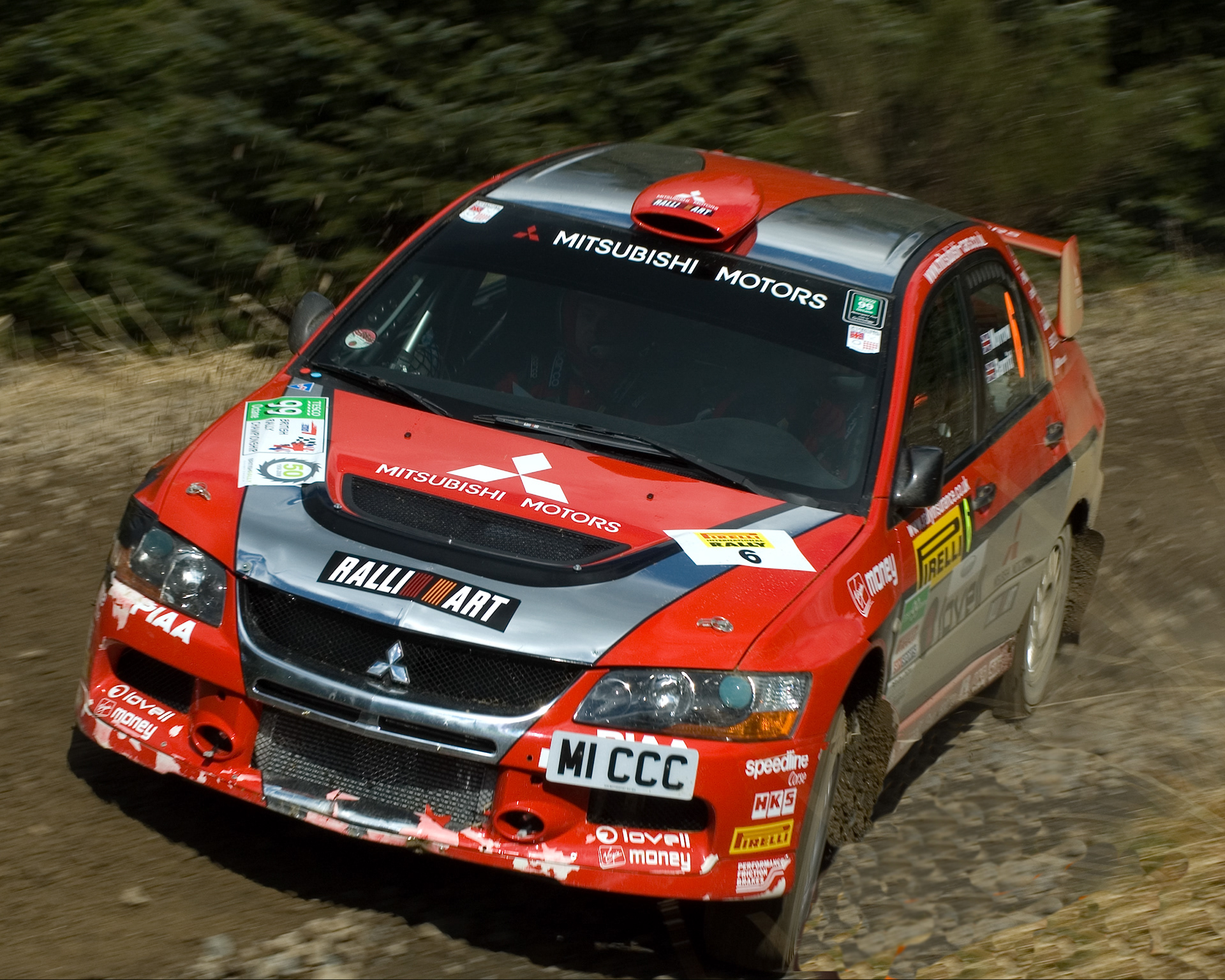 Mitsubishi Lancer Rally Car