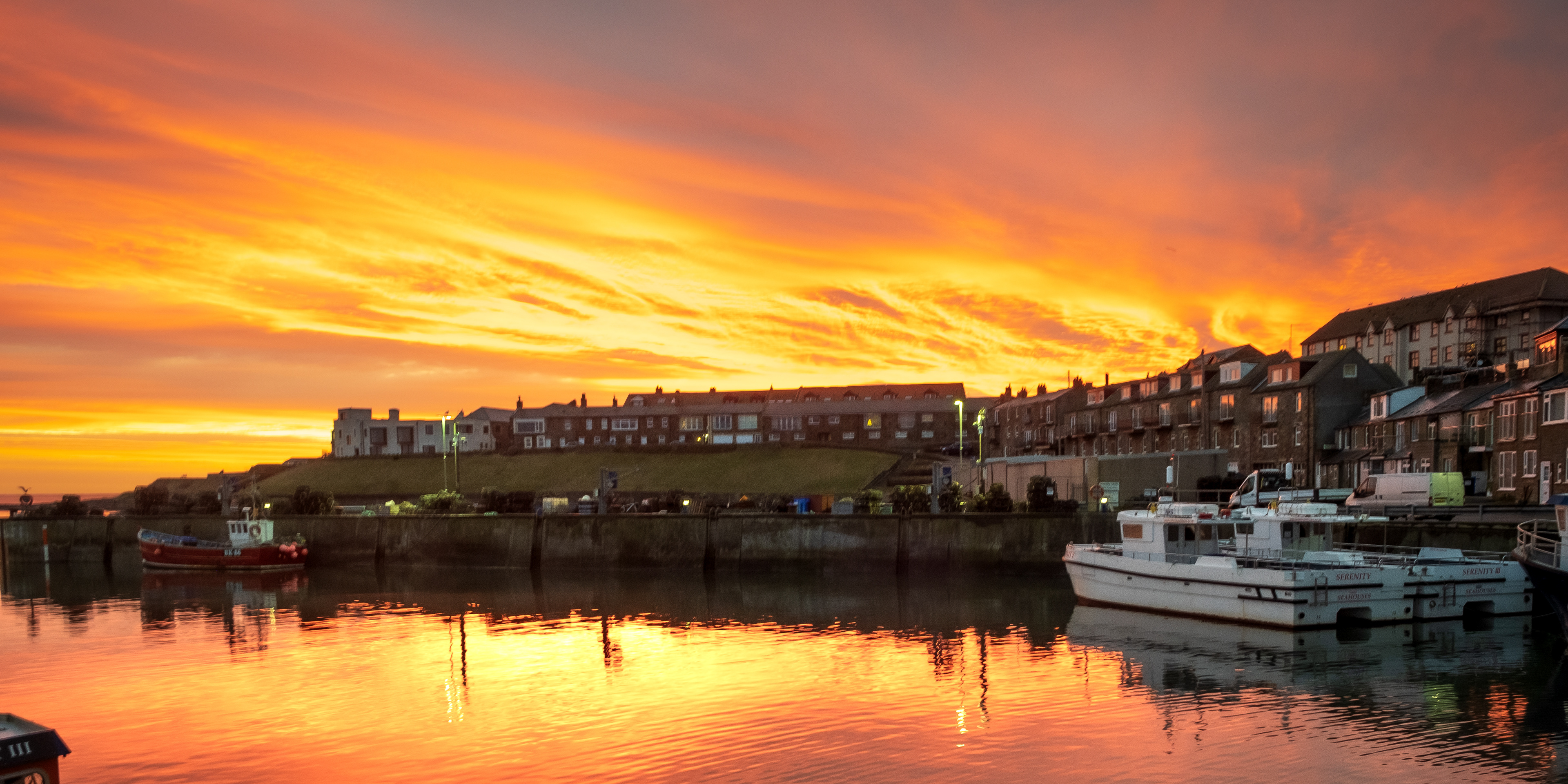 Sunrise at Seahouses Harbour