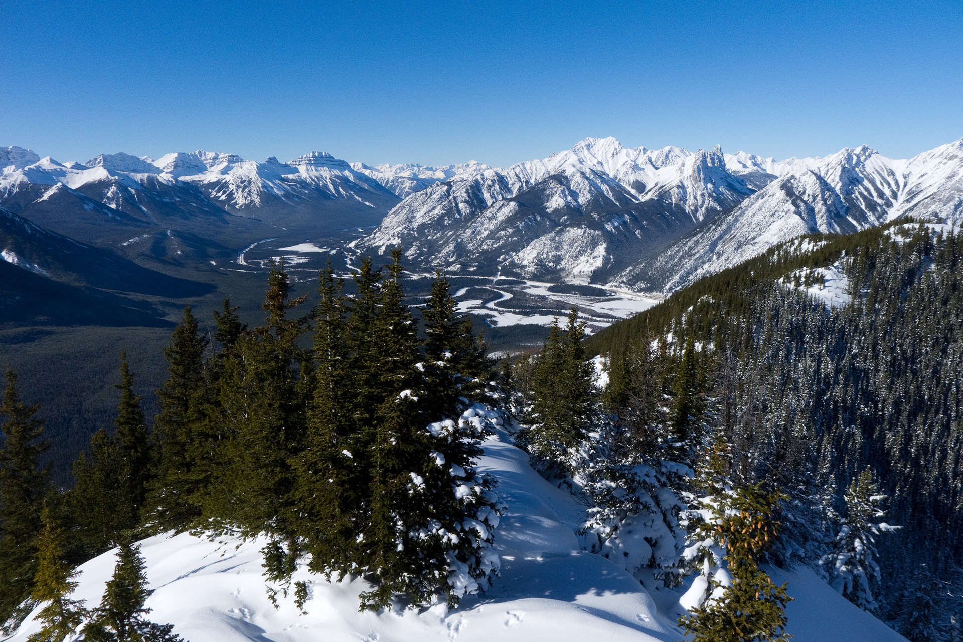View from Sulphur Mountain, Banff