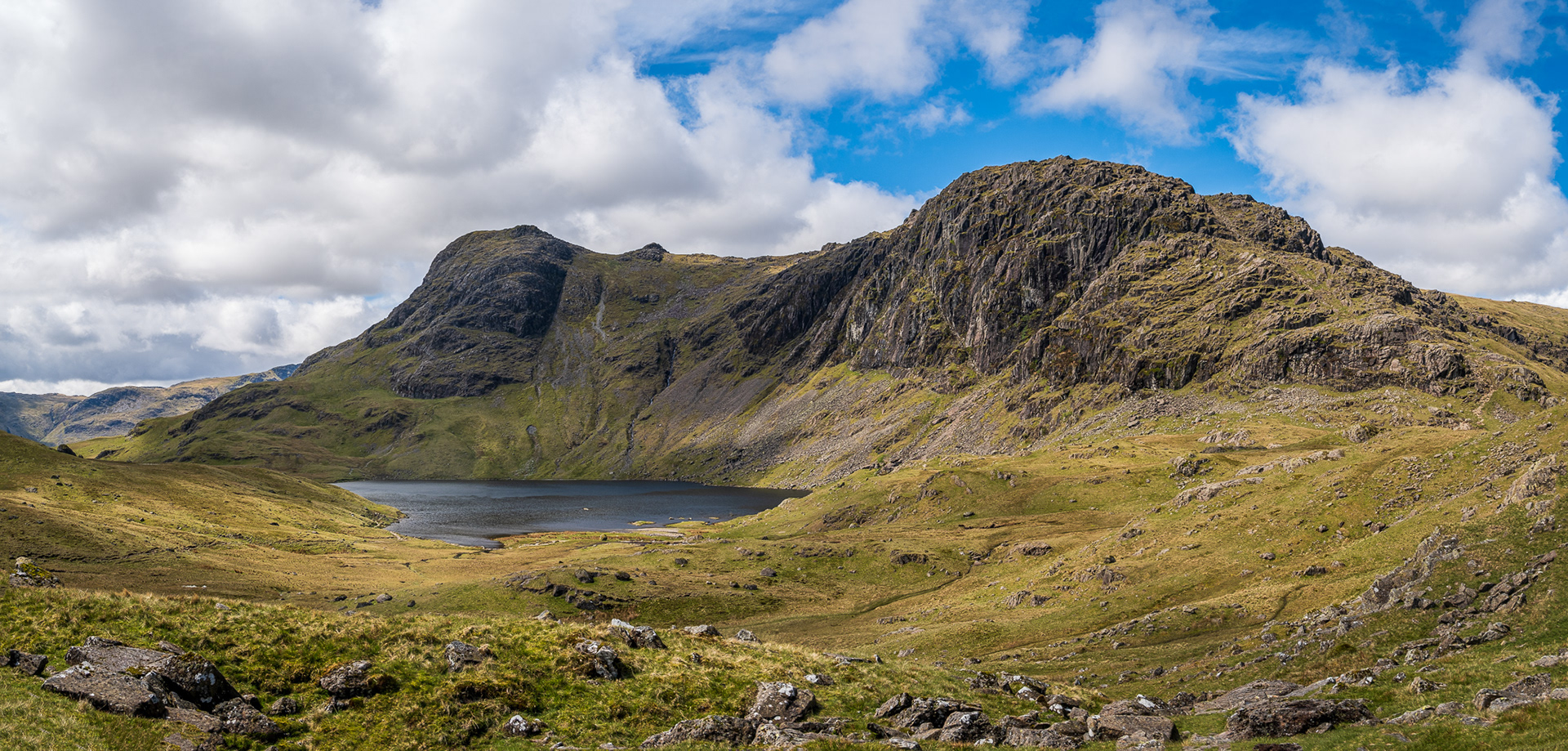 Pavey Ark, Harrison Stickle and Stickle Tarn