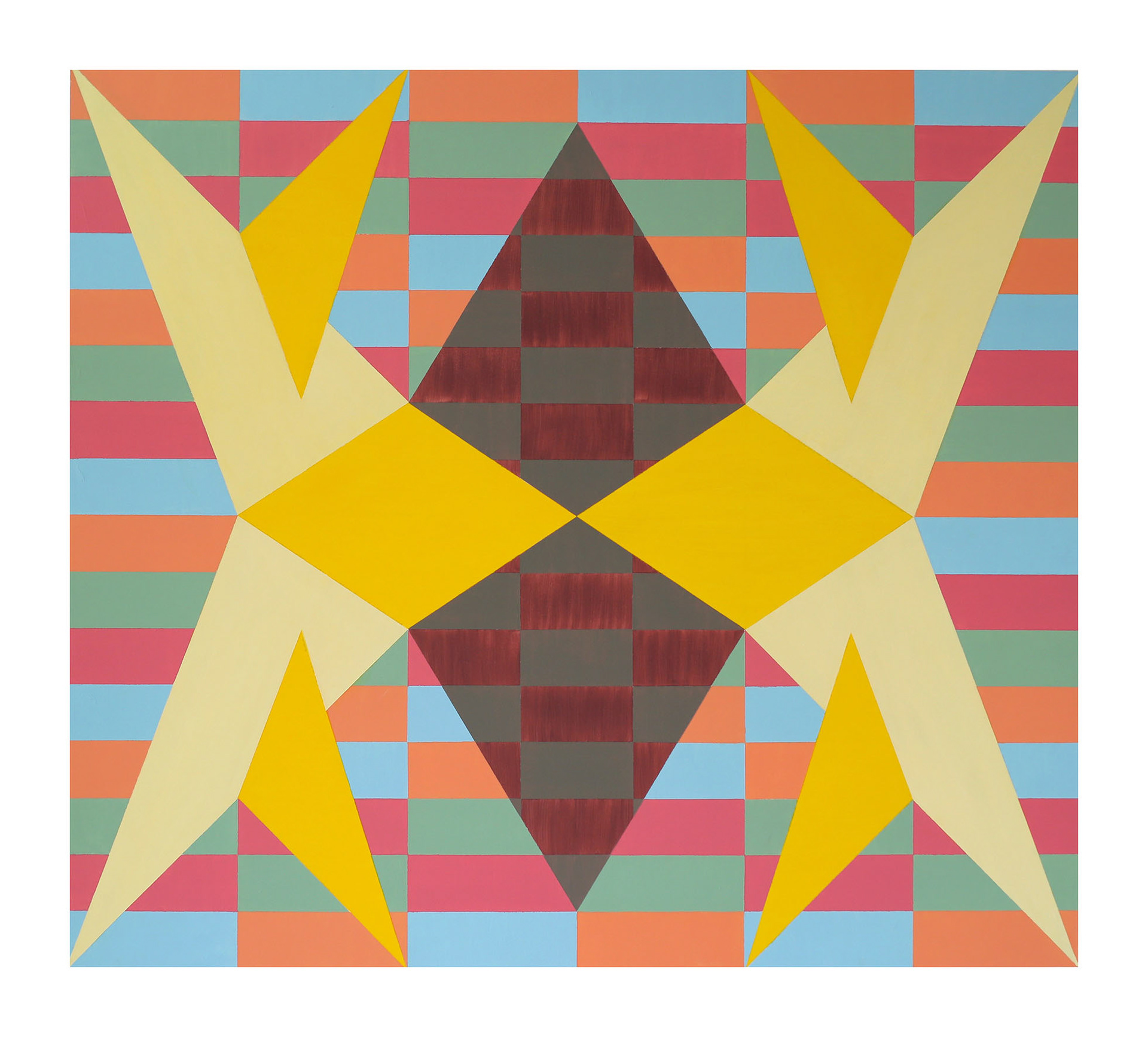 Abyss of Uncertainty, 2015 - ink & acrylic on board - 80 x 90 cm