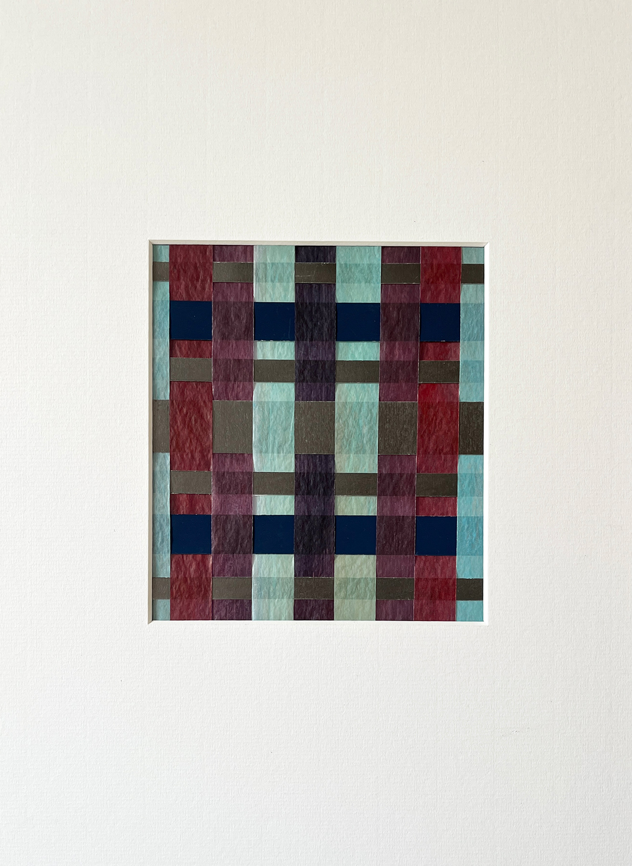 Woven Drawing 3 - ink on glassine & graphite & flashe on Heritage paper - 40 x 30 cm